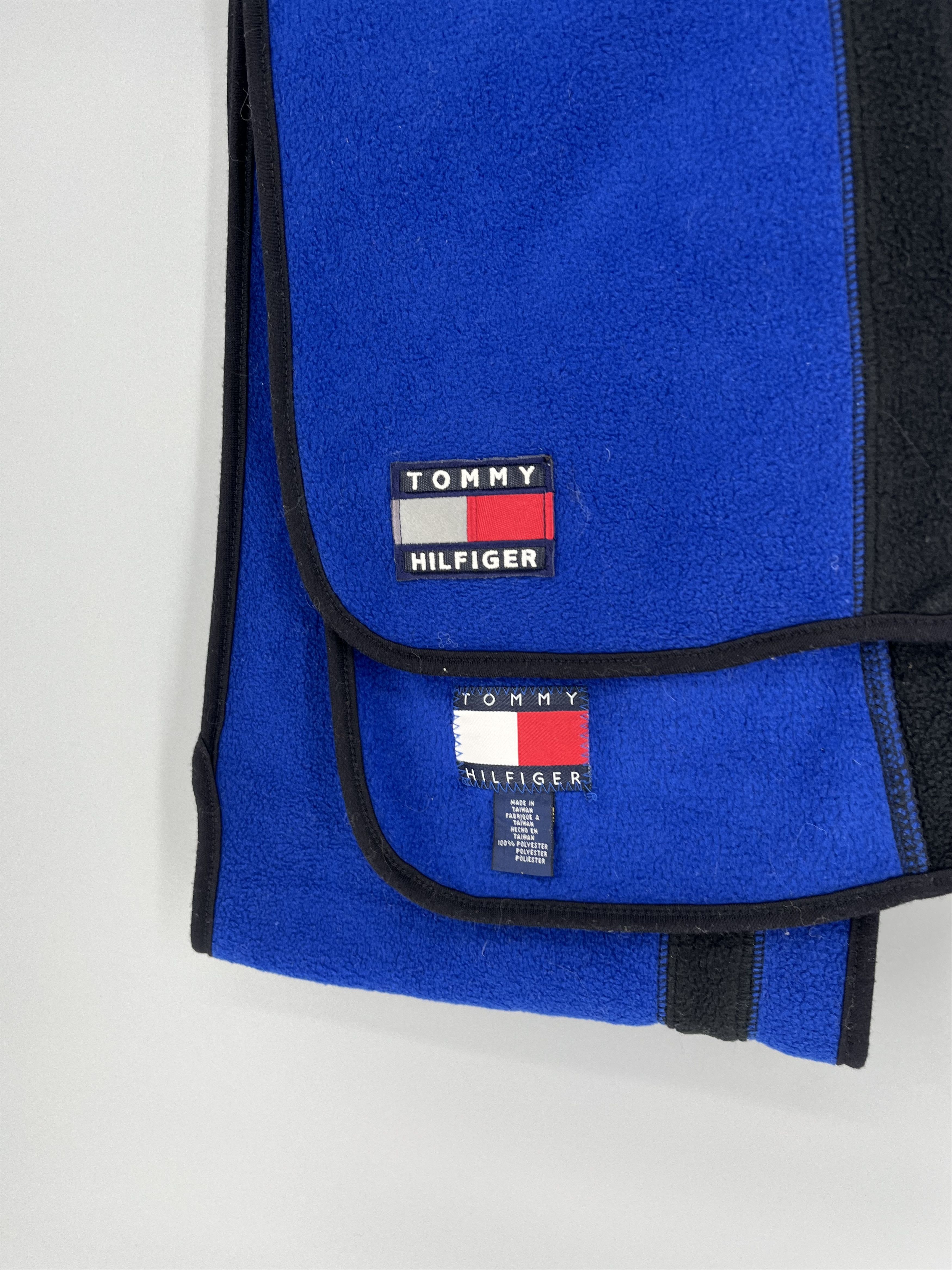 Tommy Hilfiger Vintage 90s Tommy Hilfiger fleece scarf Streetwear Style Size ONE SIZE - 4 Thumbnail