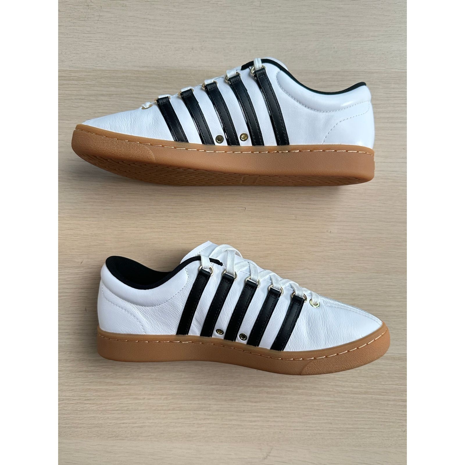 K-Swiss K-Swiss x Anwar Carrots Classic 66 White Sneaker - Size 8M Size US 8 / EU 41 - 4 Thumbnail