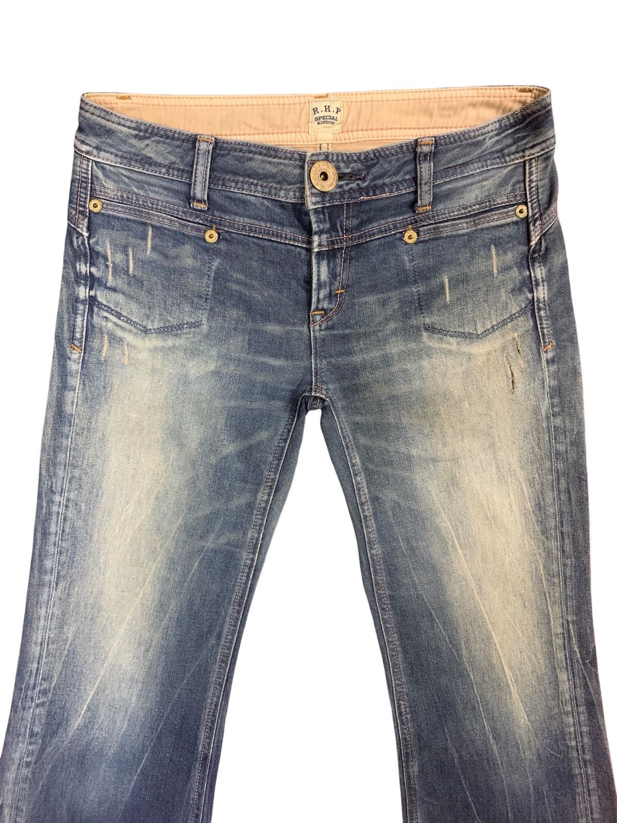 If Six Was Nine × Japanese Brand × Le Grande Bleu (L.G.B.) 🔥Flare🔥 Vintage Rhp Special Edition Bootcut Jeans Size US 32 / EU 48 - 4 Thumbnail