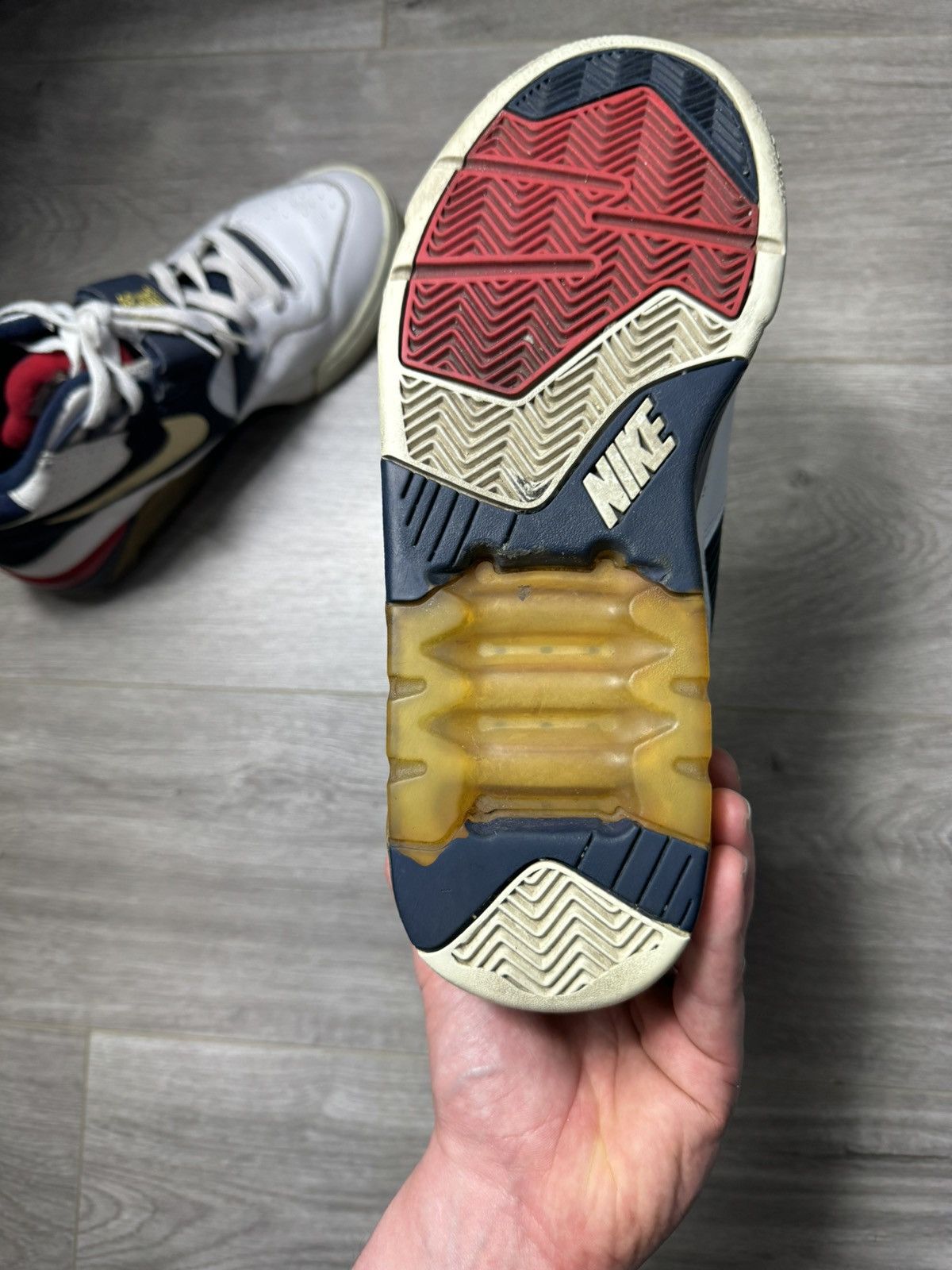 Nike × Vintage 2004 Nike Air Force 180 Olympic Dream Team Size US 10 / EU 43 - 20 Thumbnail