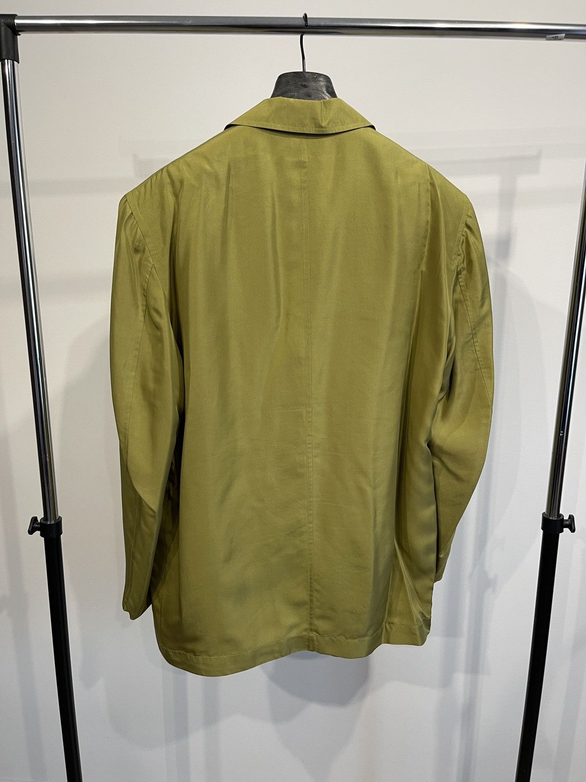 Trussardi 🔥Vintage trussardi silk blazer classic jacket sport coat Size 44R - 4 Thumbnail
