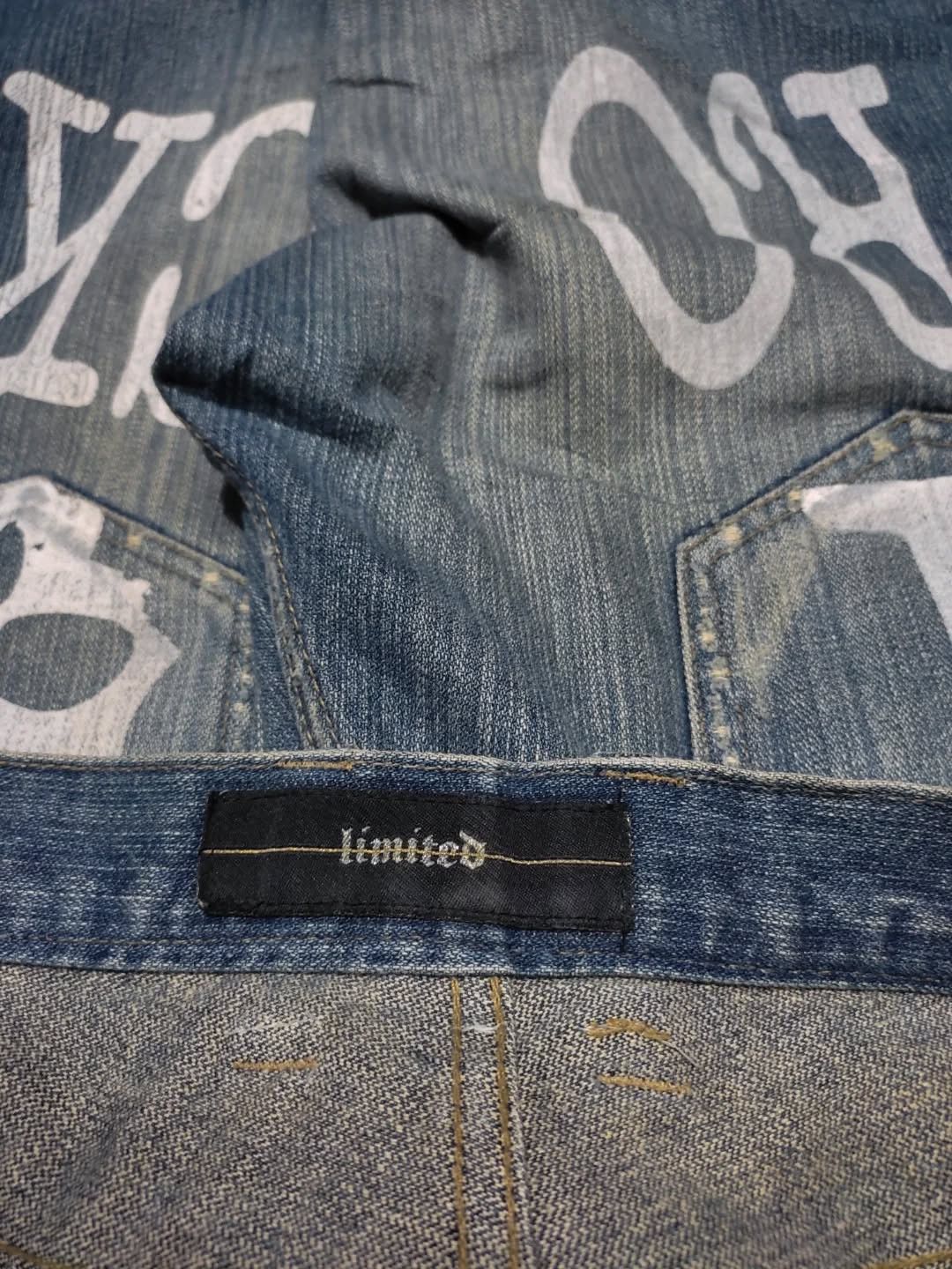 Japanese Brand Limited i Skull rock denim Size US 34 / EU 50 - 8 Thumbnail