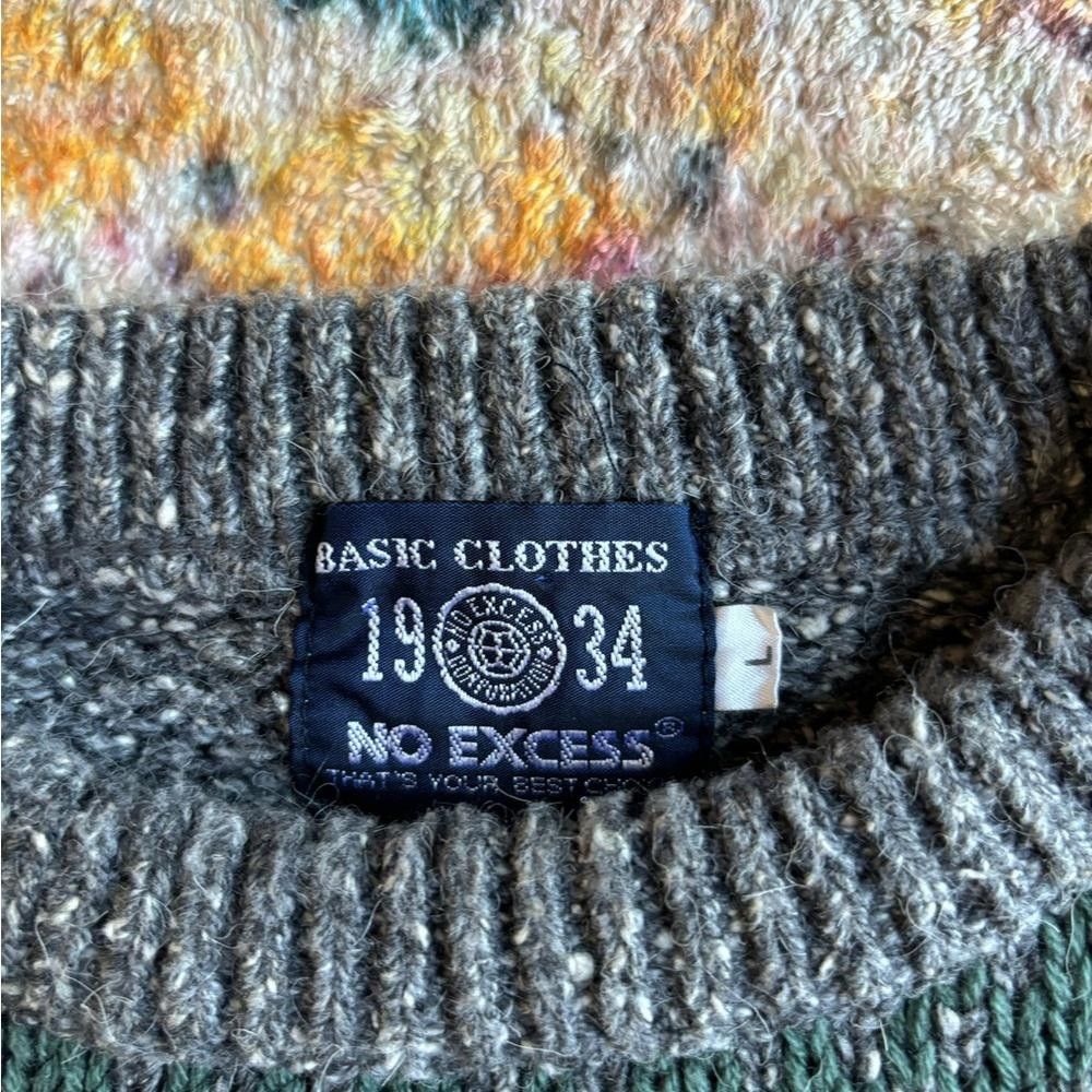 Designer Vintage Sweater for Men Size US L / EU 52-54 / 3 - 3 Thumbnail