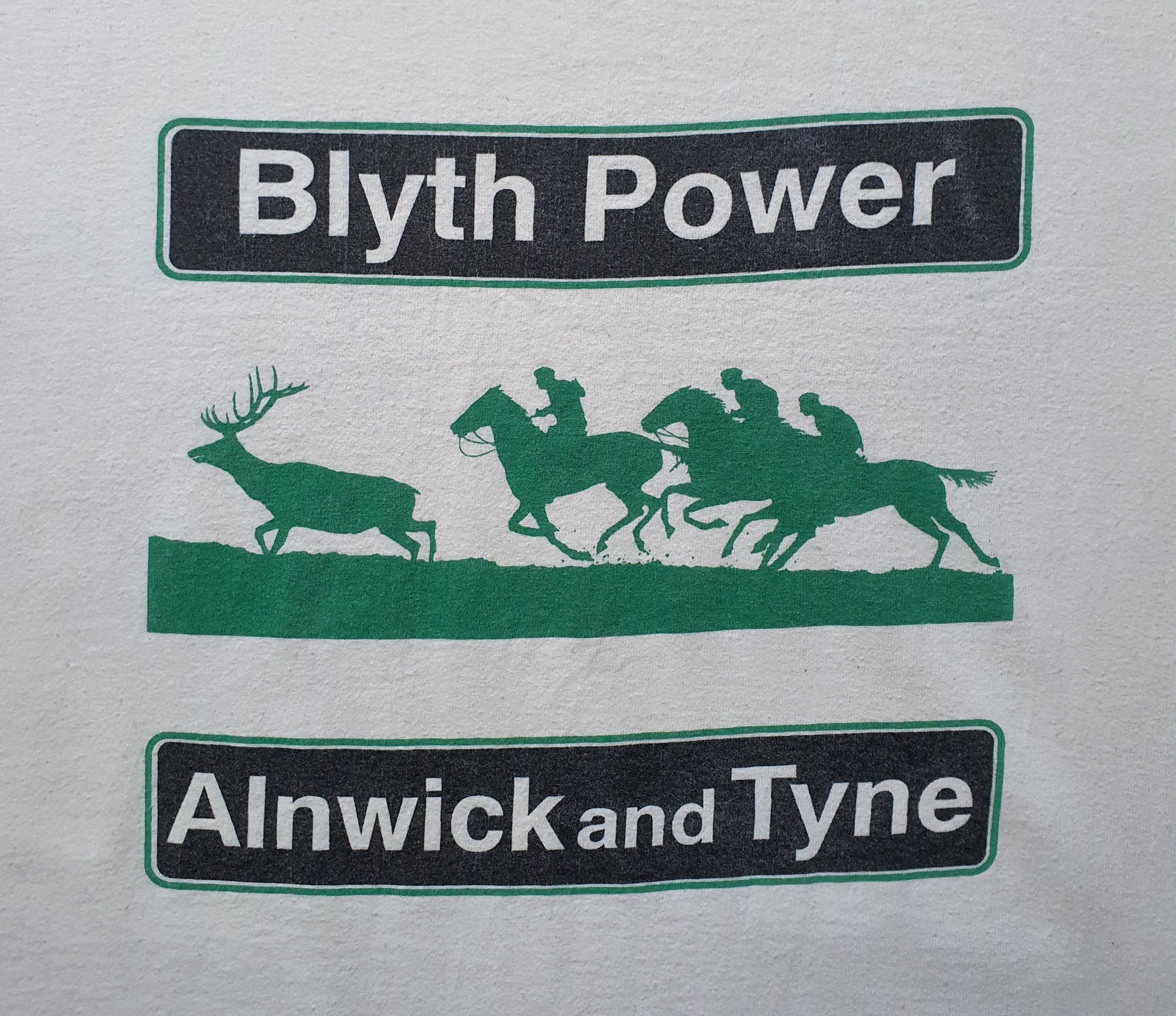 Band Tees × Vintage 90s BLYTH POWER Alnwick And Tyne vintage T shirt size XL Size US XL / EU 56 / 4 - 5 Thumbnail