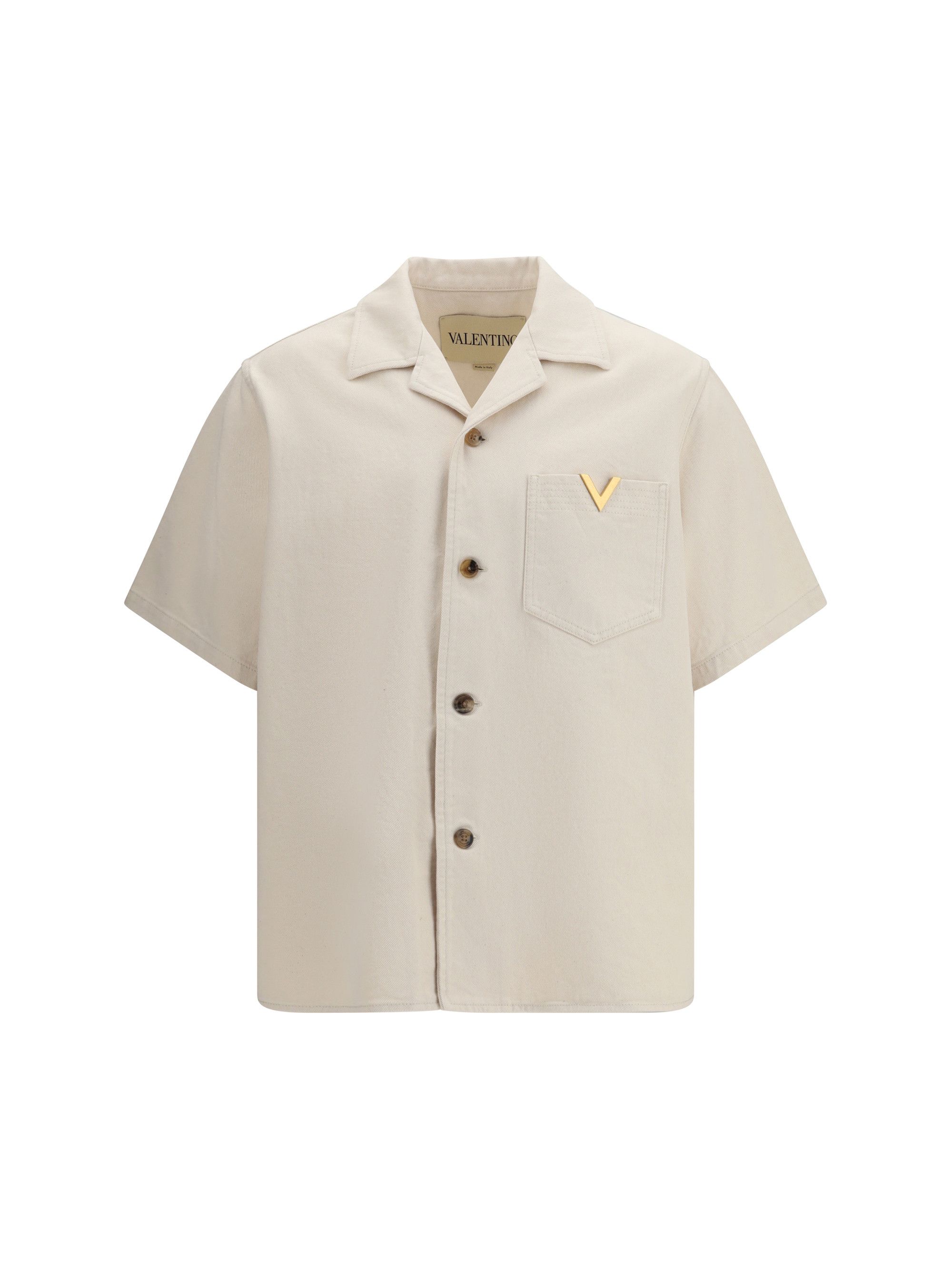 Valentino Signature Vlogo Bowling Shirt Size US L / EU 52-54 / 3 - 1 Thumbnail
