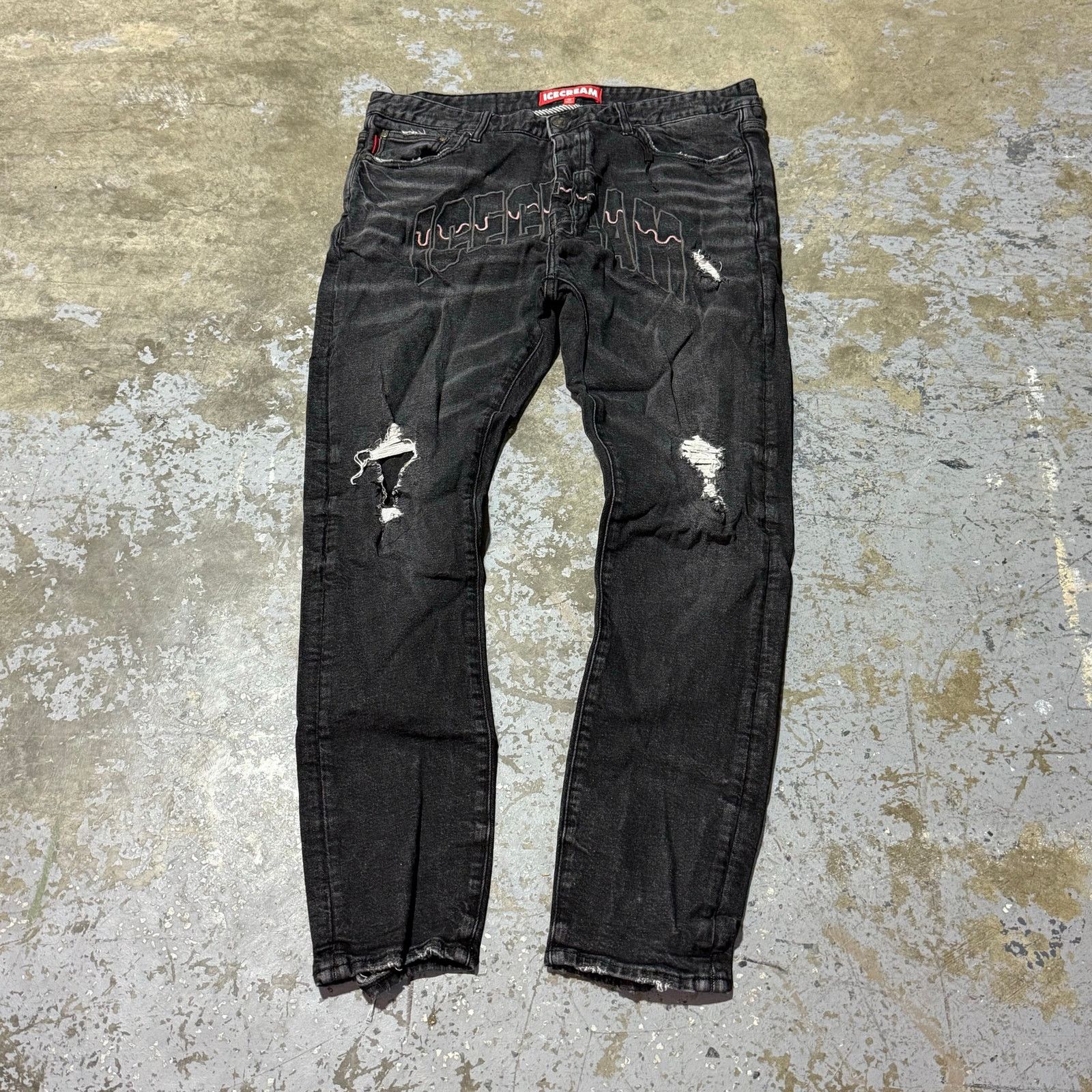 Ice Cream x Billionaire Boys Club BBC Skinny Mens Jeans