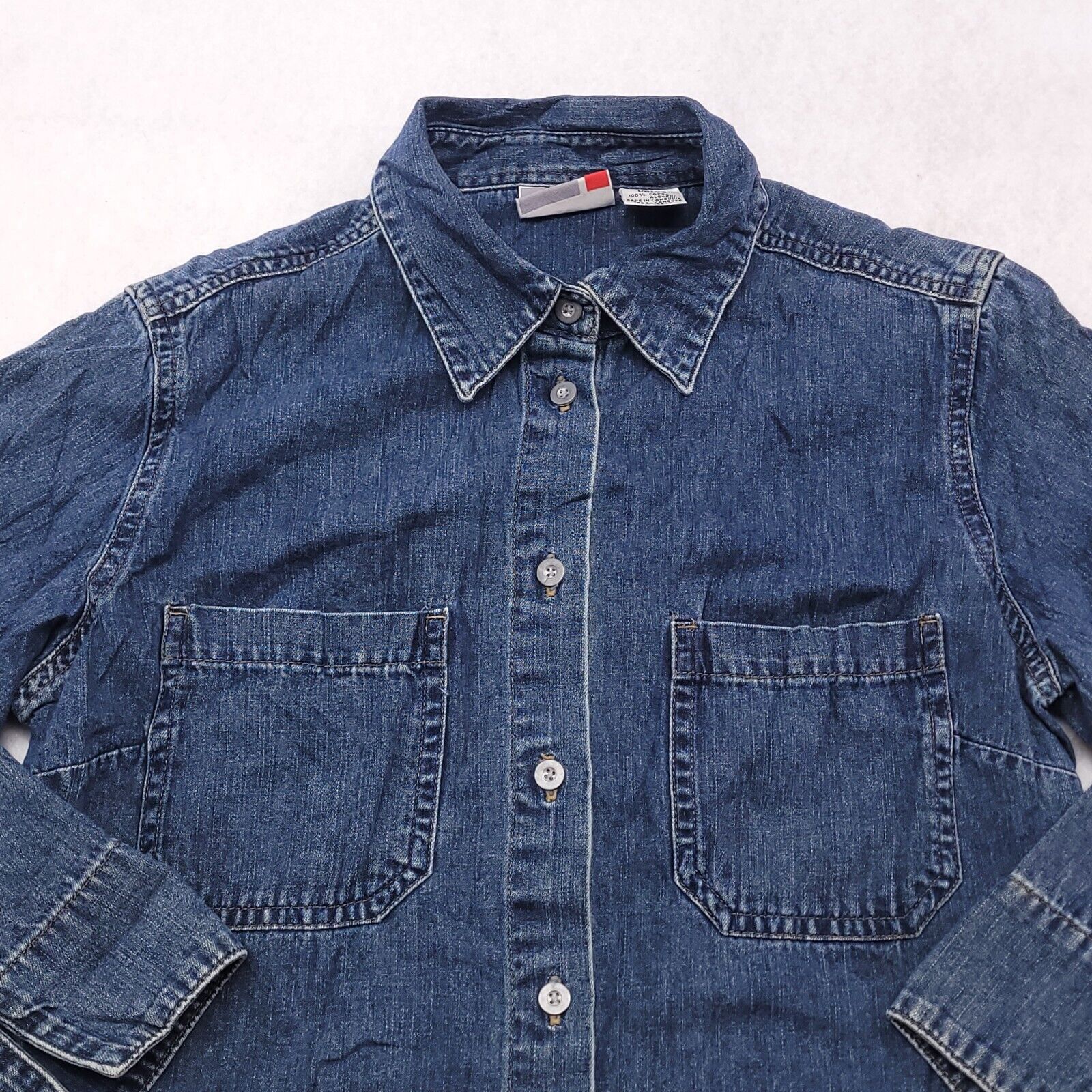Arizona Jean Co. Arizona Jeans Co Button Up Denim Jacket Womens Size S Blue Size S / US 4 / IT 40 - 1 Thumbnail