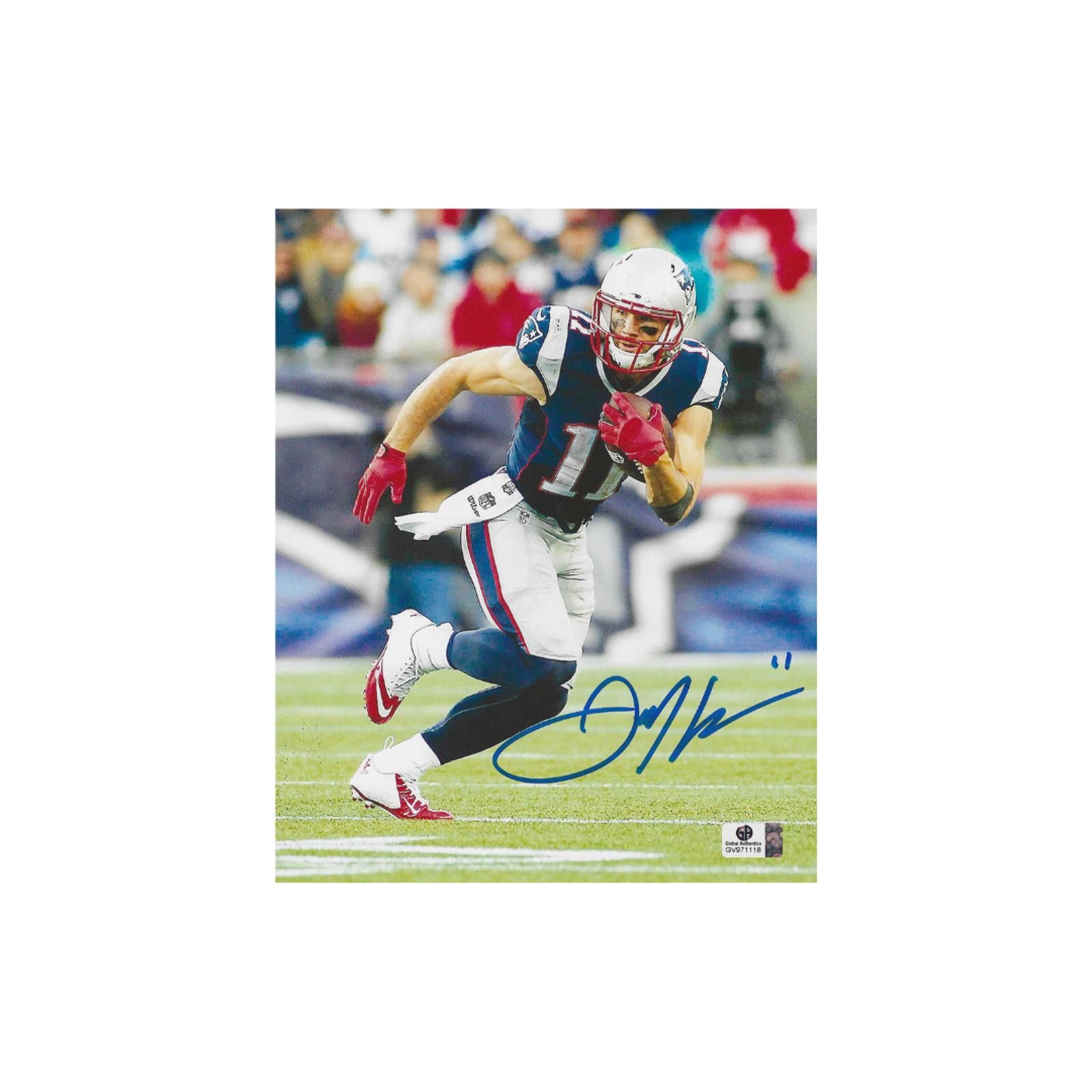 Other Julian Edelman Patriots Autographed 8x10 Photo coa W/Frame Size ONE SIZE - 3 Thumbnail