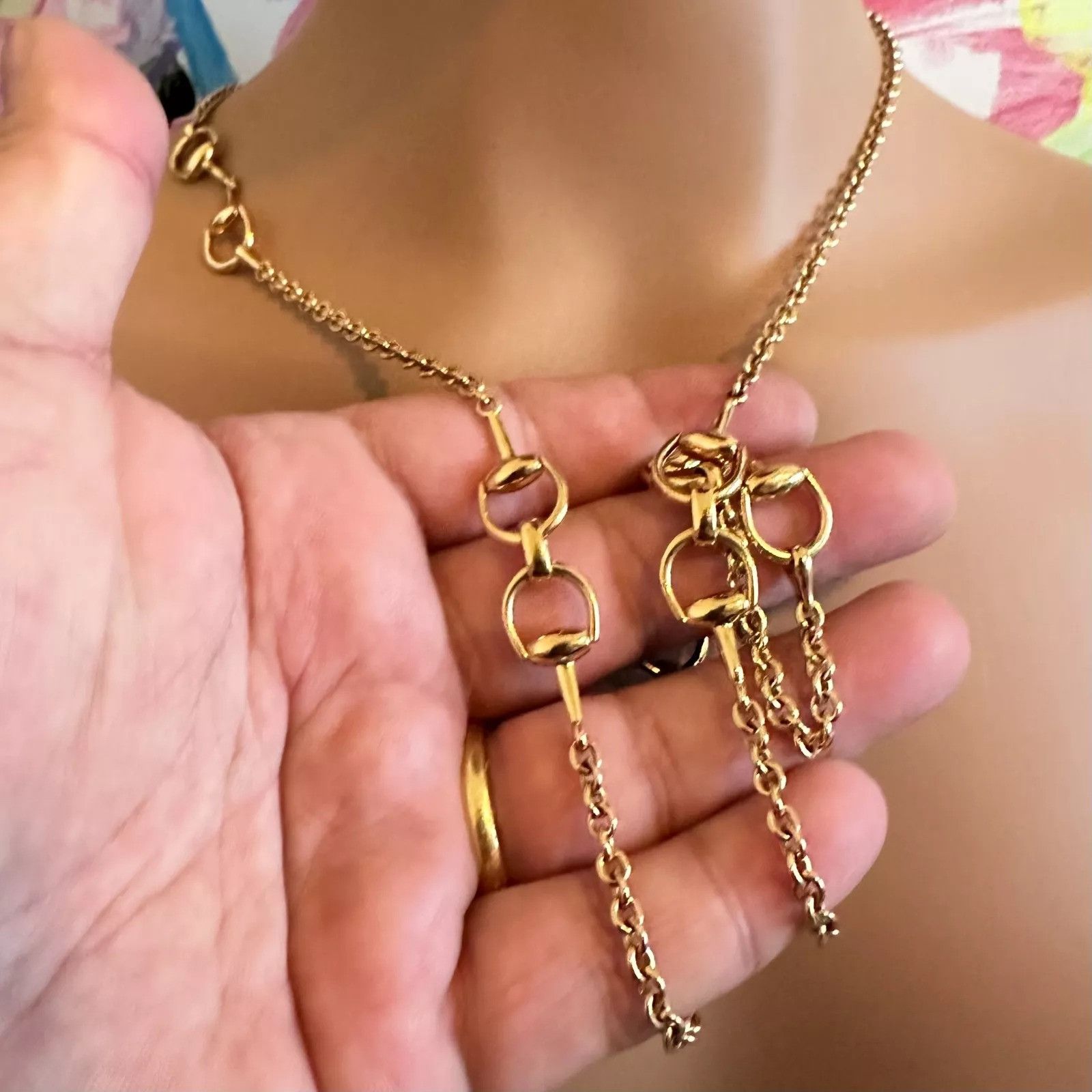 Gucci Gucci 18k Yellow Gold 34.5" Long Chain Sautoir Necklace Size ONE SIZE - 6 Thumbnail