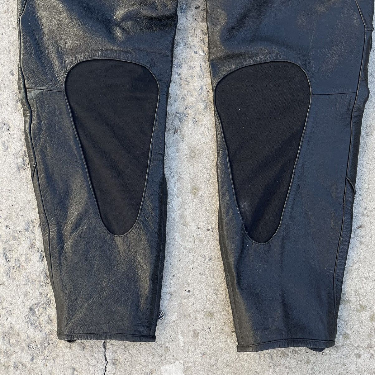 Leather × Vintage Vintage Leather Pants Moto Y2K Hard 90s USA Style Size US 36 / EU 52 - 10 Thumbnail