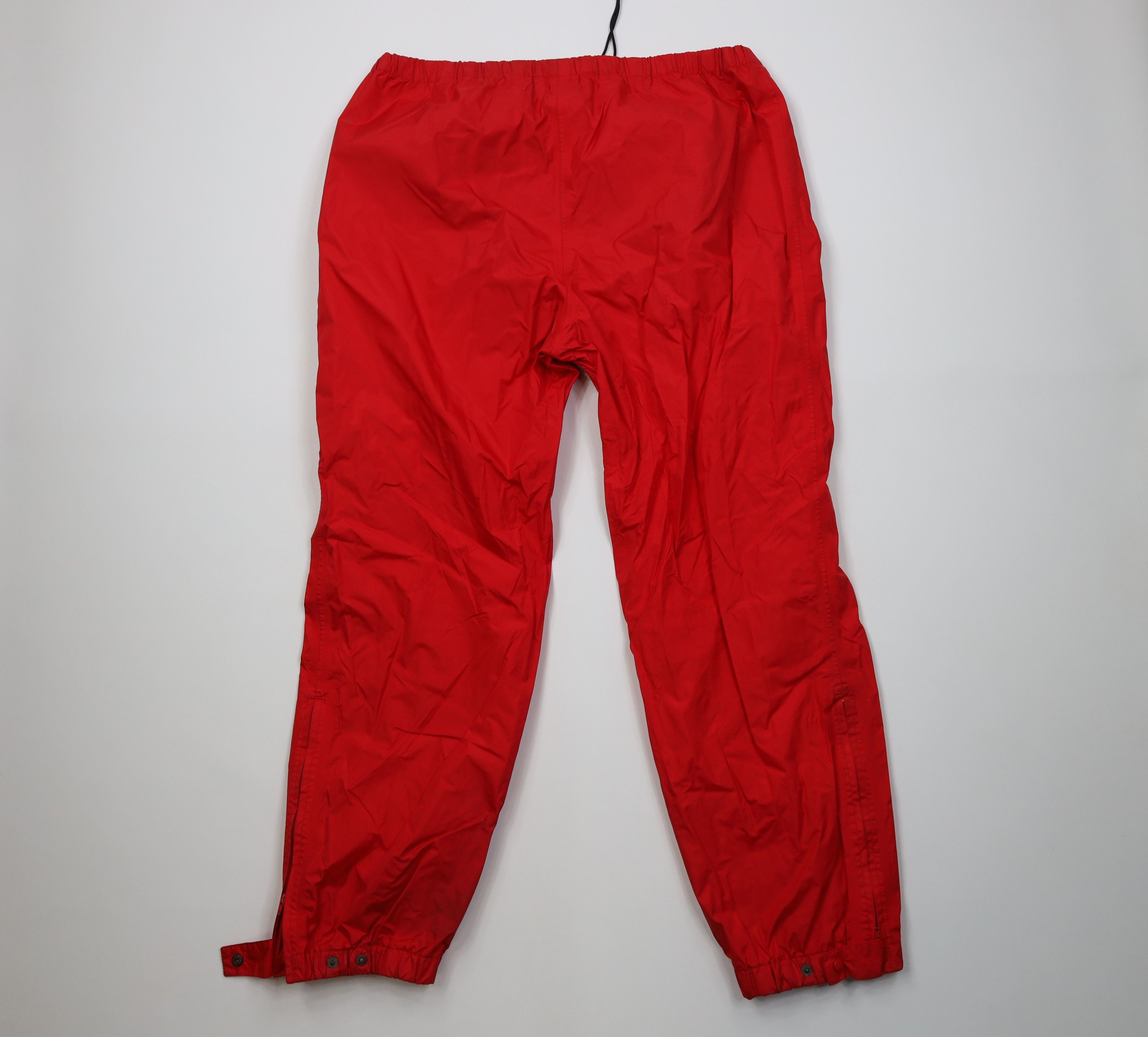Lands' End Vintage 90s Lands End Waterproof Rain Joggers Pants Red Size US 36 / EU 52 - 11 Thumbnail