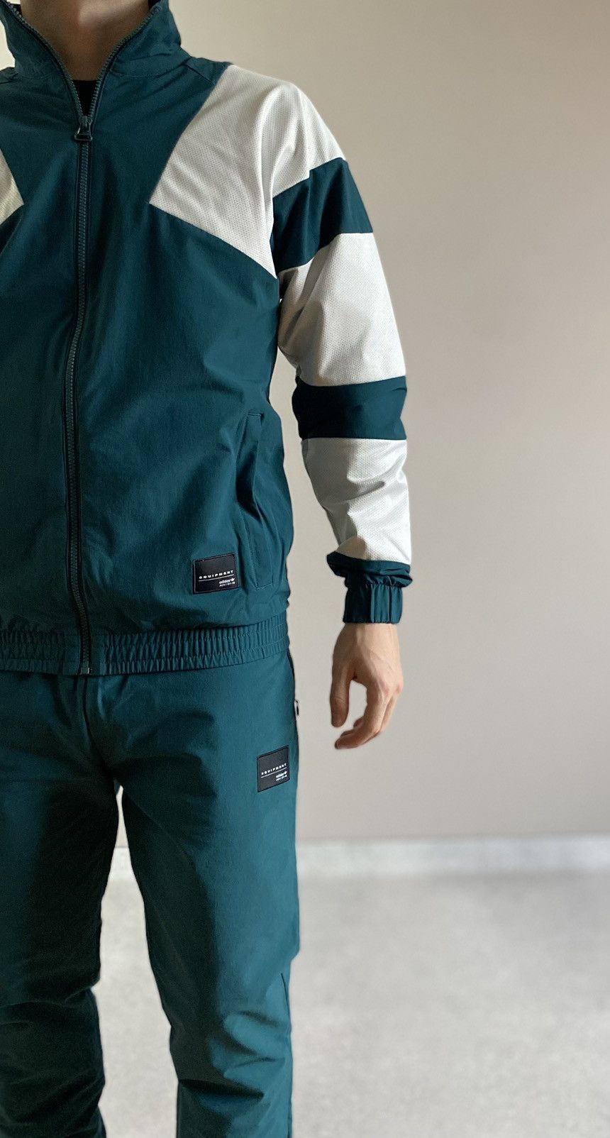Adidas S XS Adidas Equipment EQT Bold Nylon Tracksuit Jacket Pants Size 38R - 5 Thumbnail