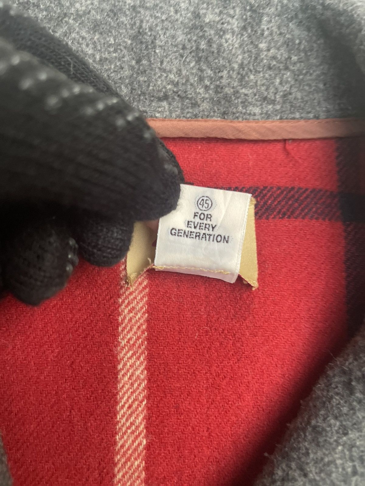 45rpm 45rpm Japan Wool Double-Breasted Jacket Tartan Lined Size US S / EU 44-46 / 1 - 4 Thumbnail
