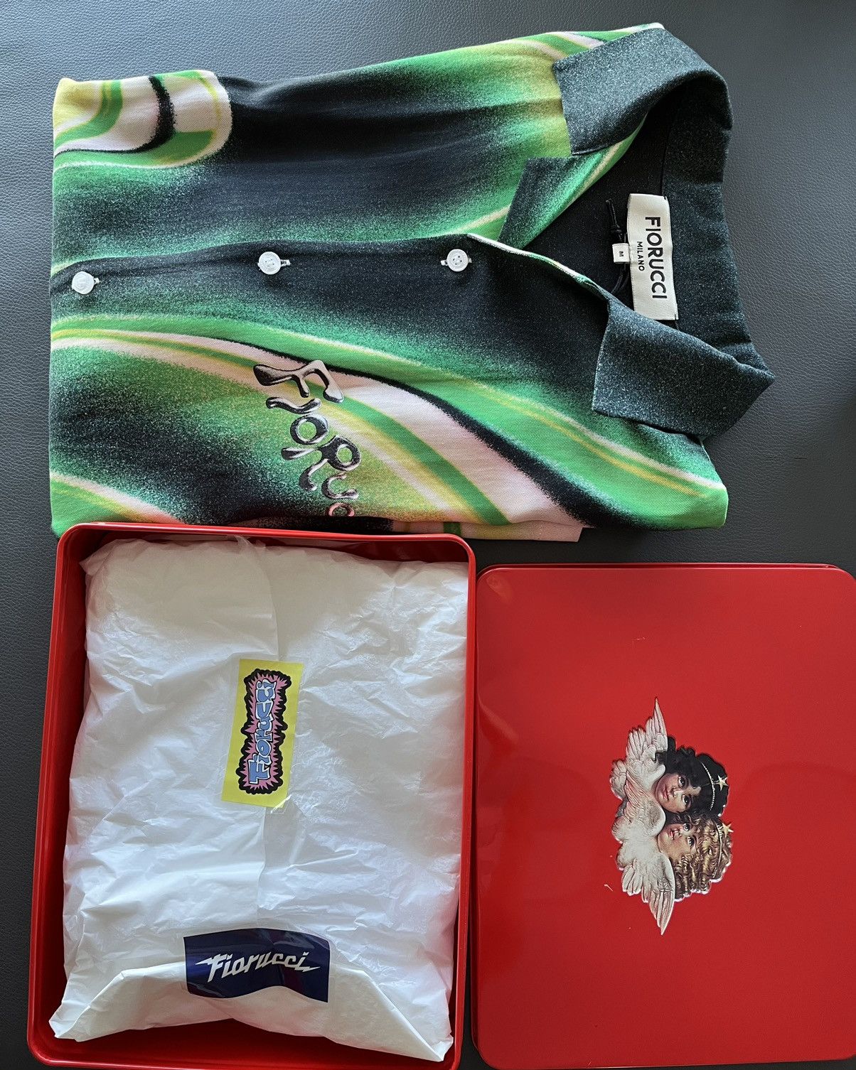 Fiorucci Limited Rare Brand New Runway Fiorucci Angel 👼 Tencel Shirt Size US M / EU 48-50 / 2 - 18 Thumbnail