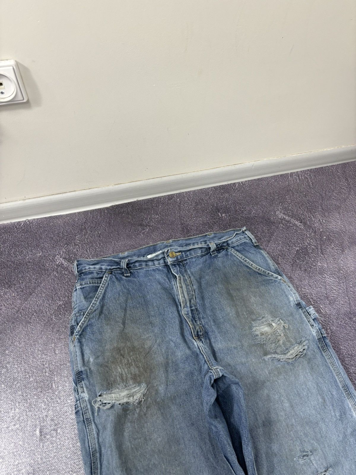 Carhartt Vintage Carhartt Y2K Loose Original Fit Blue Baggy Jeans Size US 36 / EU 52 - 12 Thumbnail