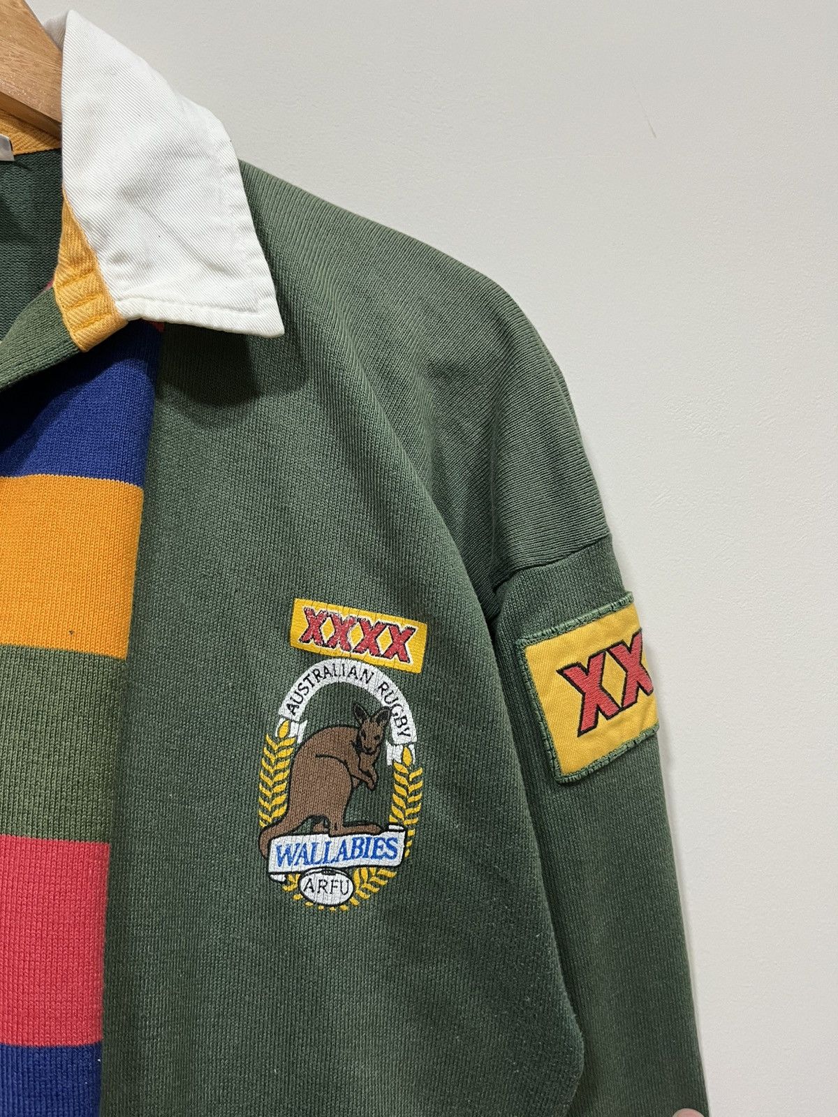 Canterbury of New Zealand 🔥Vtg 90s Canterbury Australia Rugby Wallabies ARFU Shirt Size US M / EU 48-50 / 2 - 2 Thumbnail