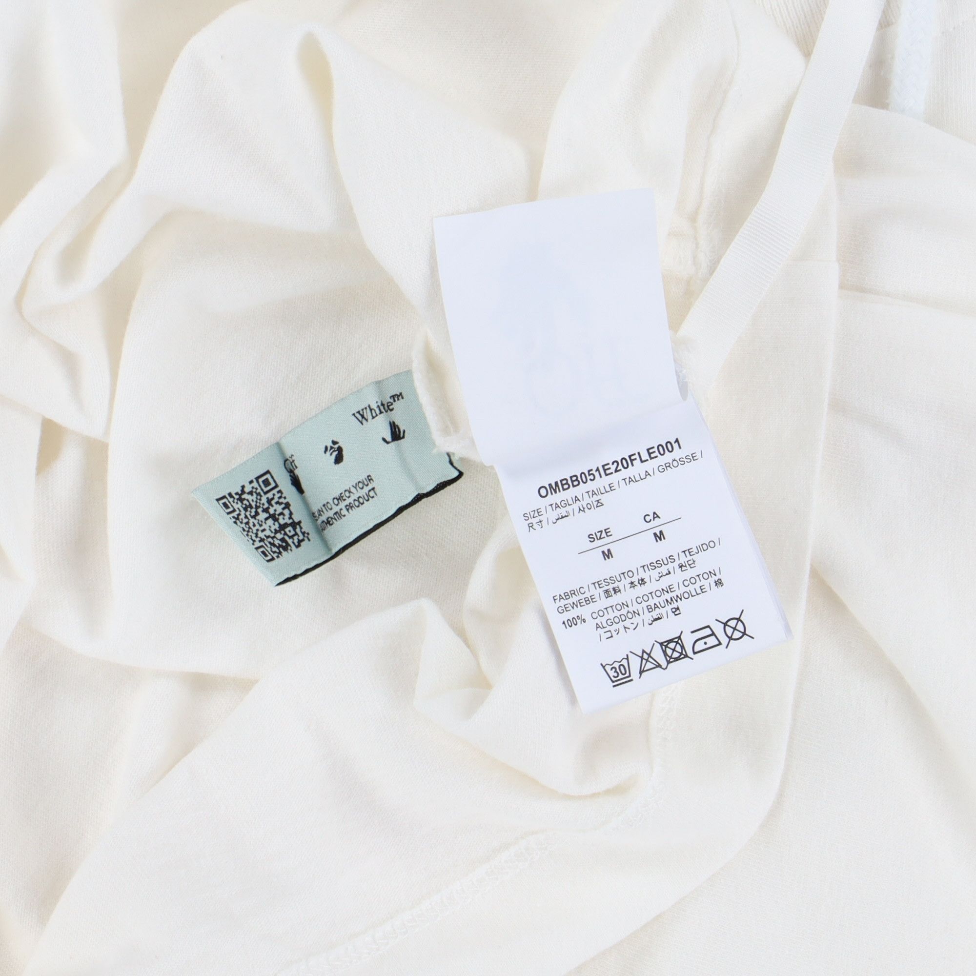 Off-White White and Red Stencil Arrows Oversized Layered Tee Hoodie Size US M / EU 48-50 / 2 - 7 Thumbnail