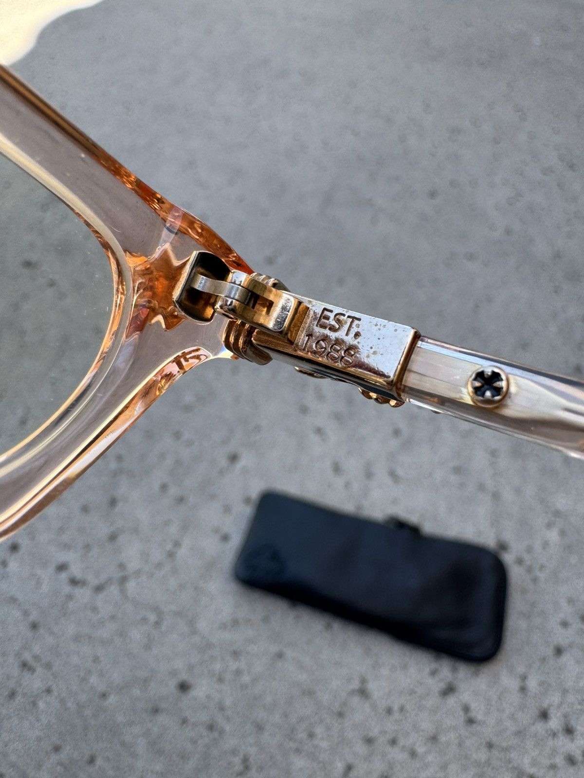 Chrome Hearts Chrome Heart Ed-U-Cuntation 22k Gold Glasses Size ONE SIZE - 5 Thumbnail