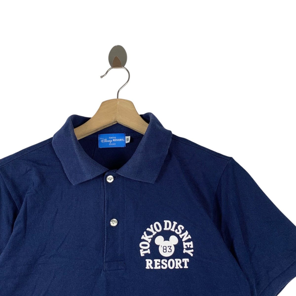 Disney Vintage TOKYO DISNEY RESORT Mickey Mouse Polo Tee Shirt Top Size S / US 4 / IT 40 - 4 Thumbnail
