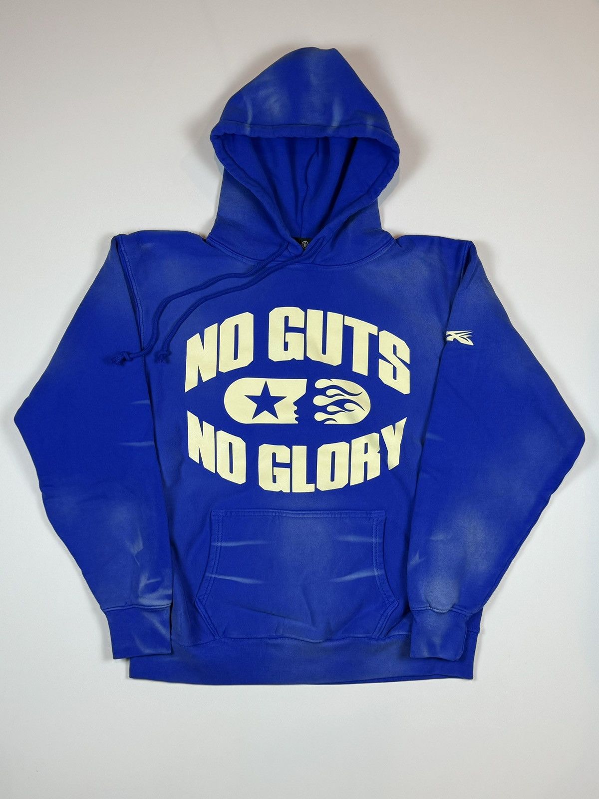 HELLSTAR 💫 Hellstar “No Guys No Glory” Hoodie - Blue - Large Size US L / EU 52-54 / 3 - 3 Thumbnail