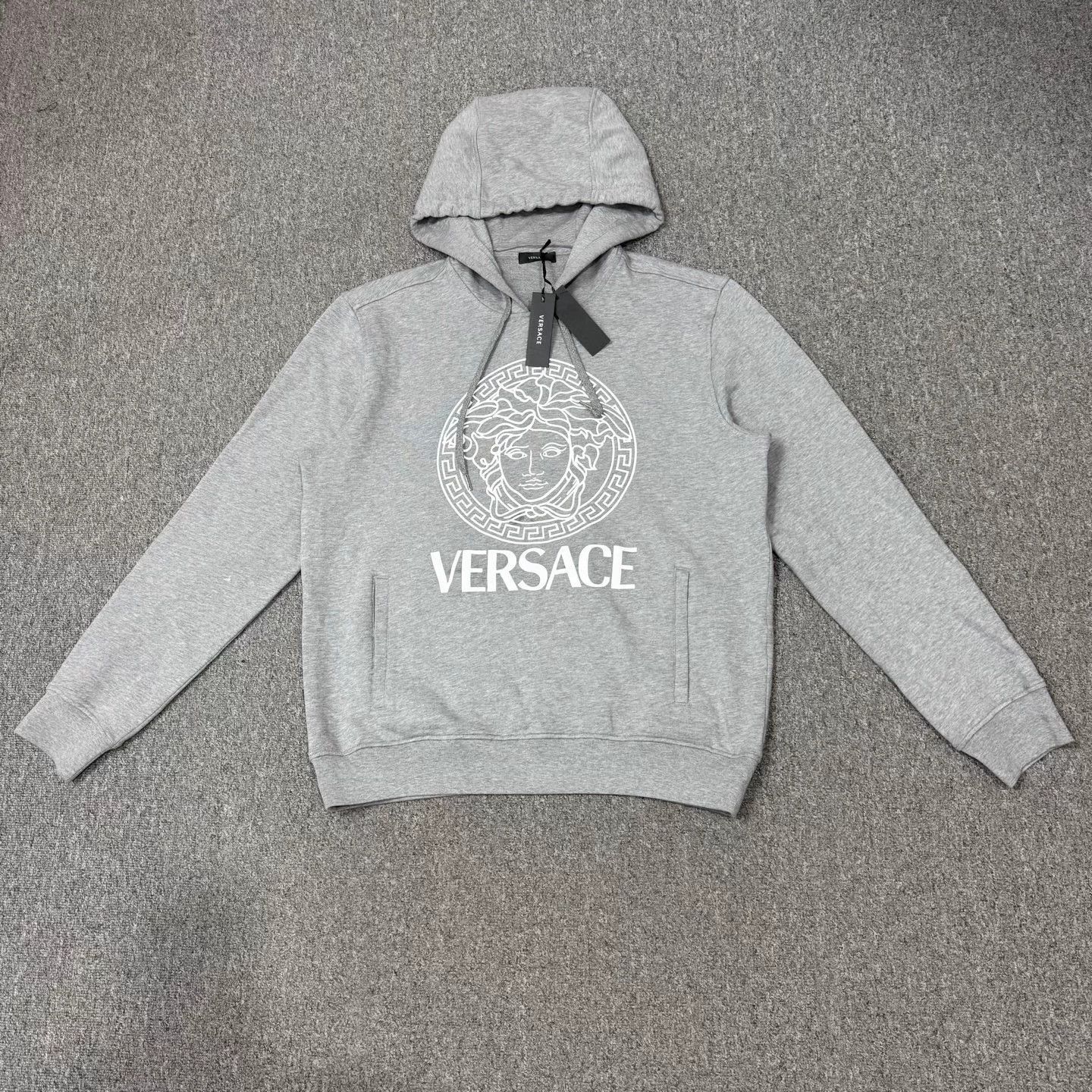 Versace Versace Medusa Gray 2XL Hoodie Size US XXL / EU 58 / 5 - 1 Thumbnail