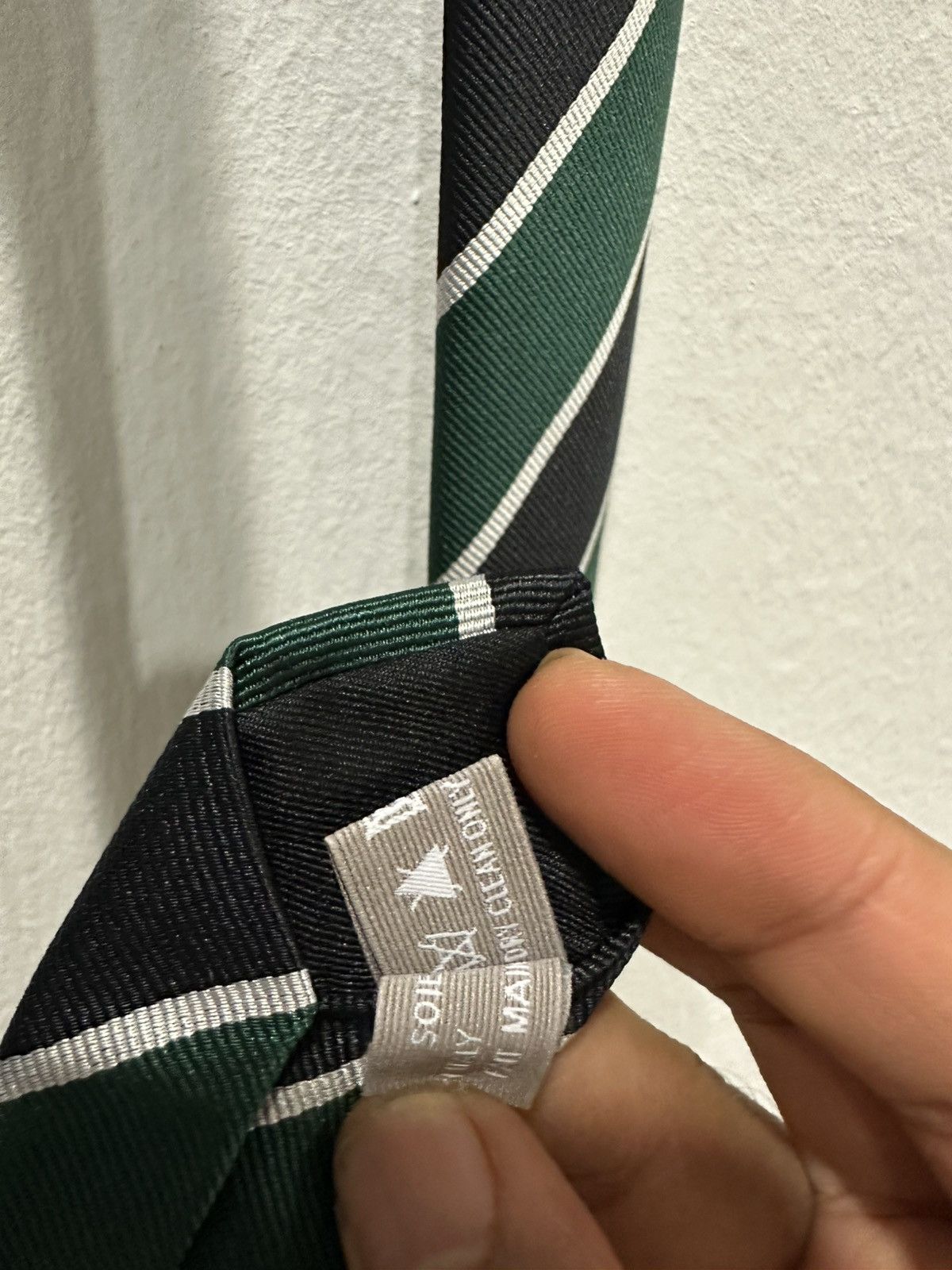 Dior Dior Jonathan Anderson SS2026 Green Stripe Tie Size ONE SIZE - 7 Thumbnail