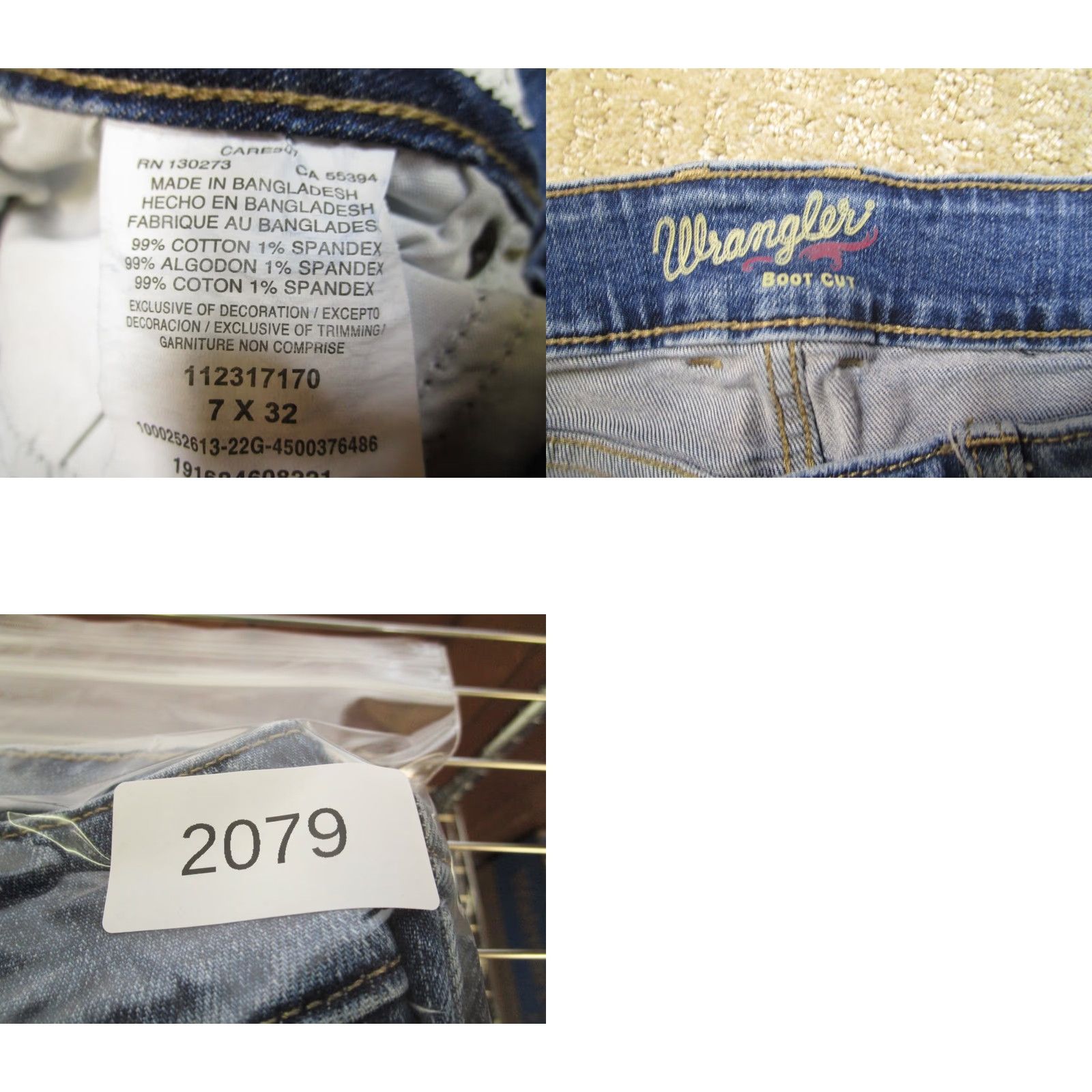 Wrangler Wrangler Jeans Women blue Mid Rise Bootcut Denim 5-Pocket 32in Inseam Regular Fit Cowboy Style Jeans Women Size 28" / US 6 / IT 42 - 8 Thumbnail