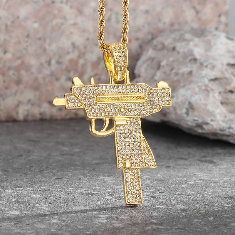 Other Submachine Gun Pendant Necklace Size ONE SIZE - 1 Thumbnail