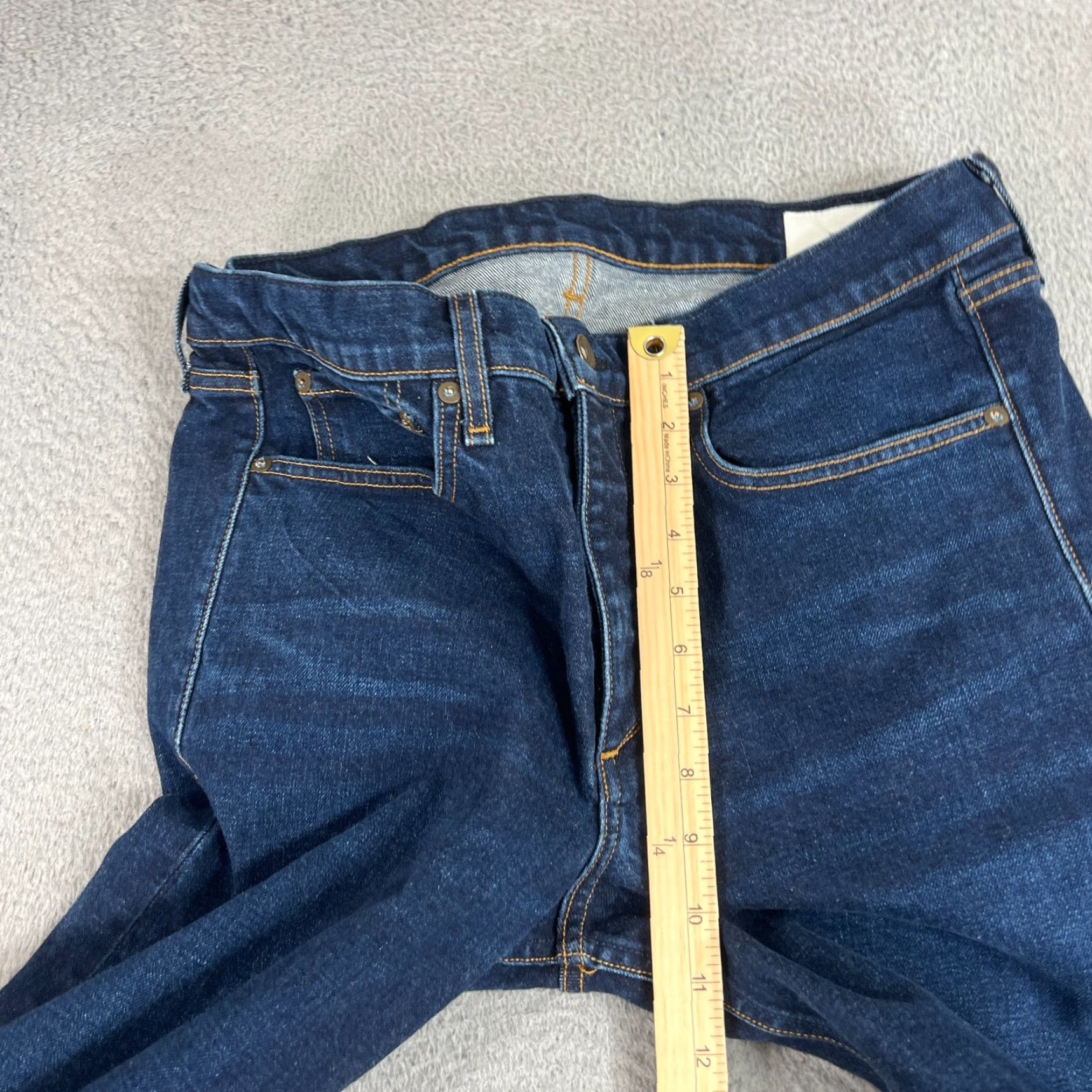 Rag & Bone rag & bone Fit 2 Slim Jeans Sz 33 Black Denim Stretch Slim 5-Pocket Mens Jeans Size US 33 - 4 Thumbnail