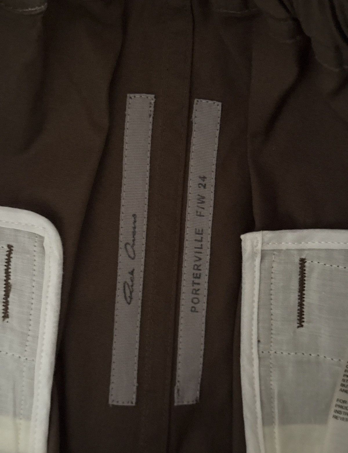 Rick Owens Rick Owens Bella Cargo Pants Brown – Size US 36 / IT 52 Size US 36 / EU 52 - 4 Thumbnail