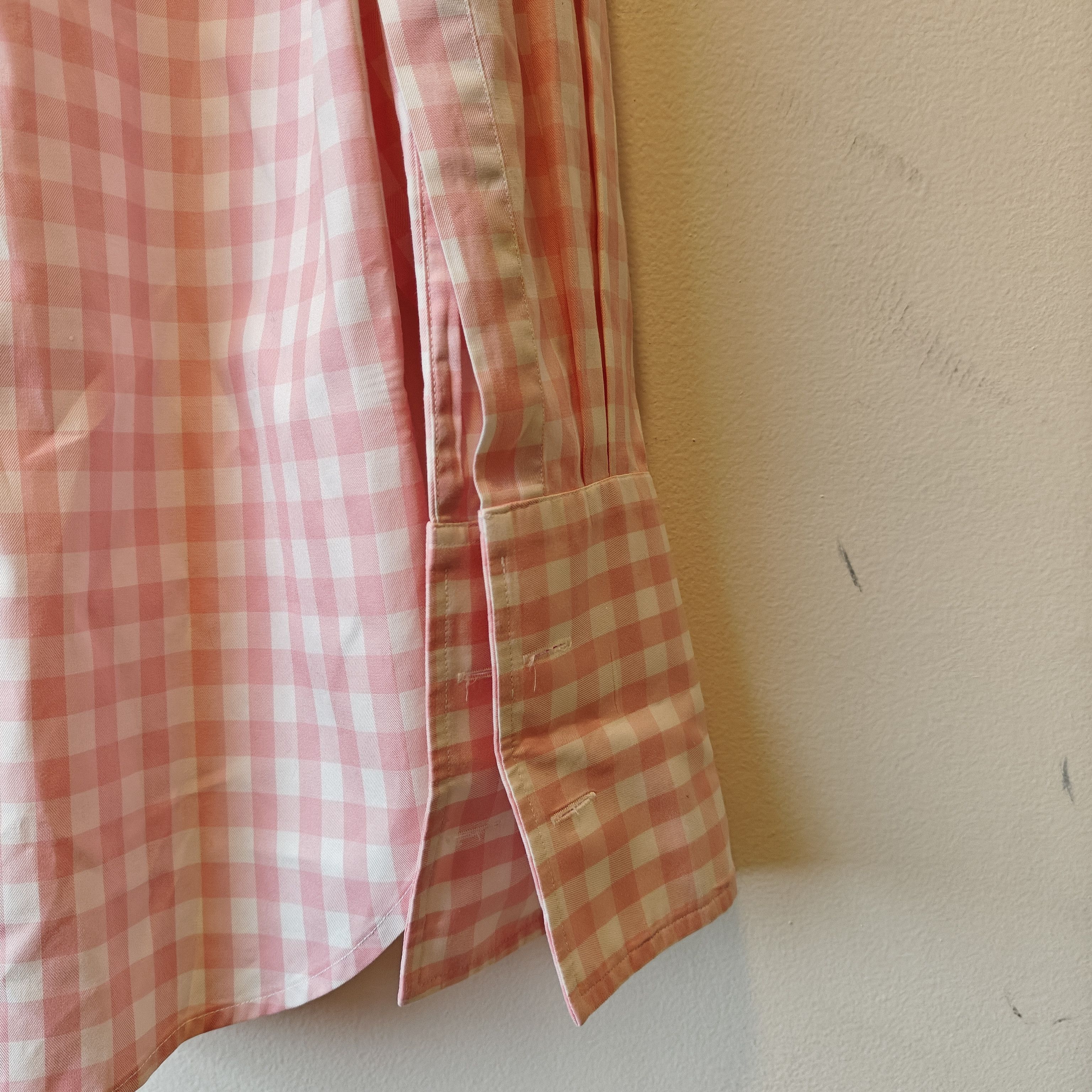 Drake's pink checkered dress shirt 16/41" drakes Size US M / EU 48-50 / 2 - 23 Thumbnail