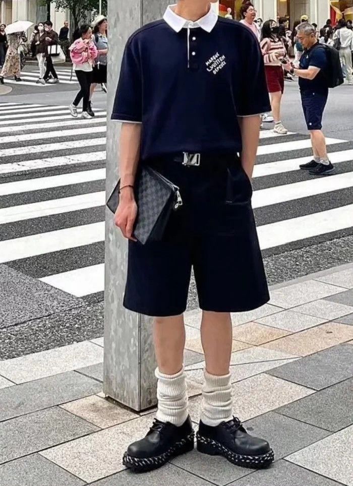 Louis Vuitton LV Pharrell Navy Embroidered Pearl Polo XXL 95 New Size US XXL / EU 58 / 5 - 9 Thumbnail