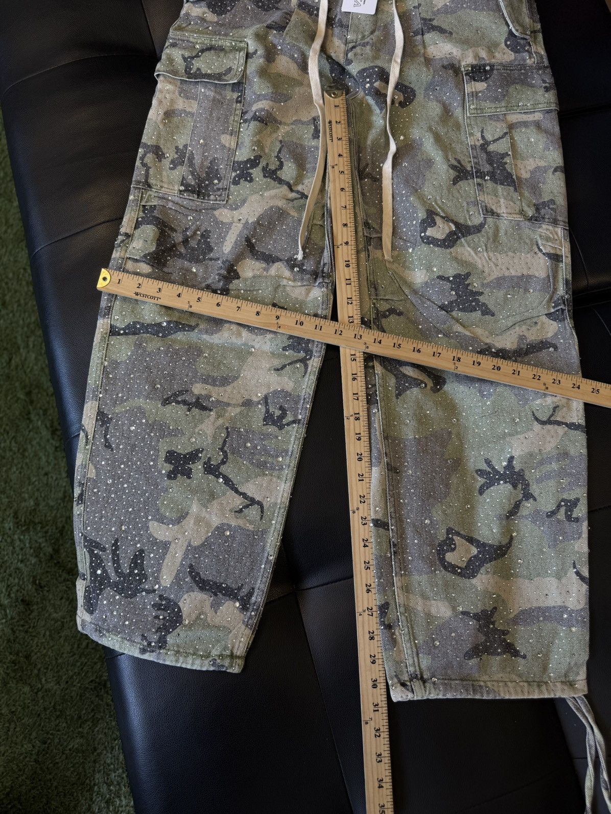 Vale Valley Jogger Green Pants Stone Crystal Size 30 (NEW) Size US 30 / EU 46 - 6 Thumbnail