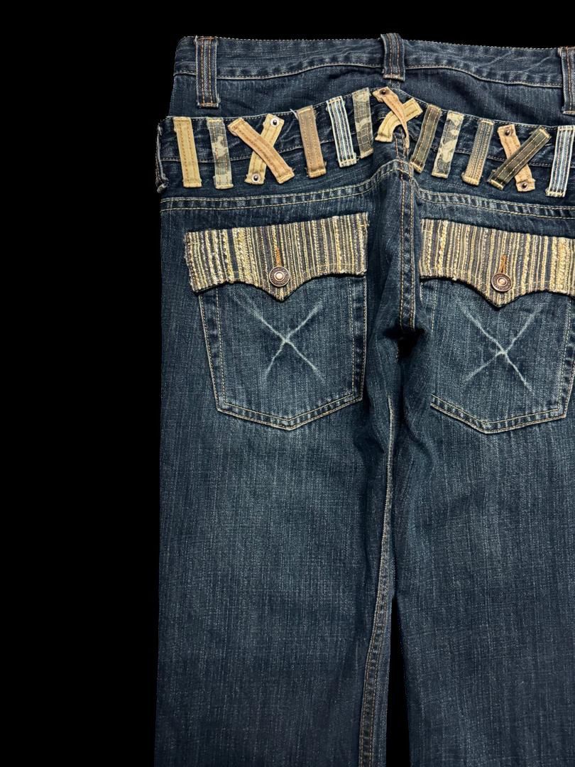 Other Double Waist Sick Dominate 🇯🇵 Rusty Mudwash Distressed Jean Size US 29 - 15 Thumbnail