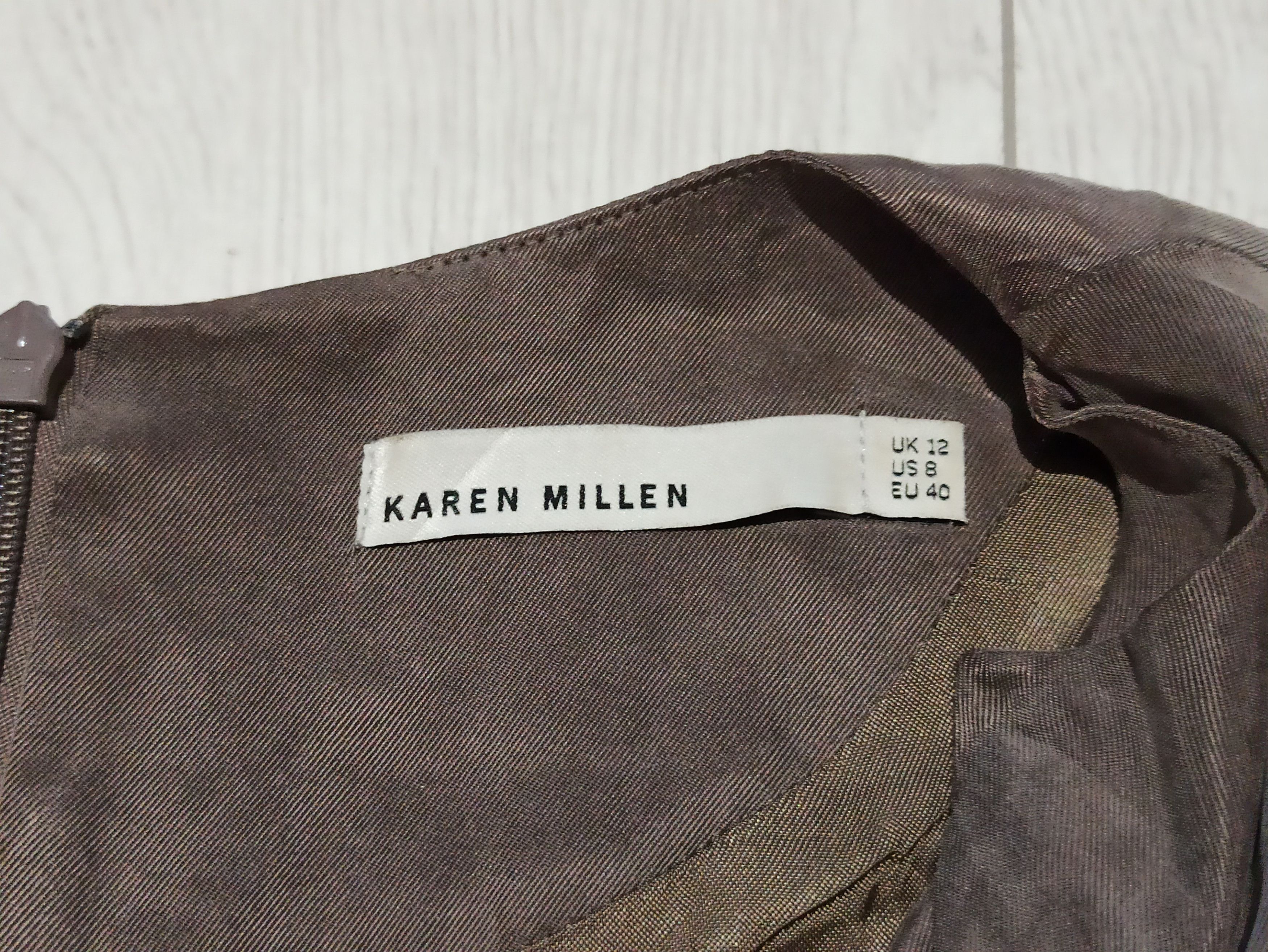 Karen Millen Karen Millen Cupro Drpped Dress Size M / US 6-8 / IT 42-44 - 4 Thumbnail