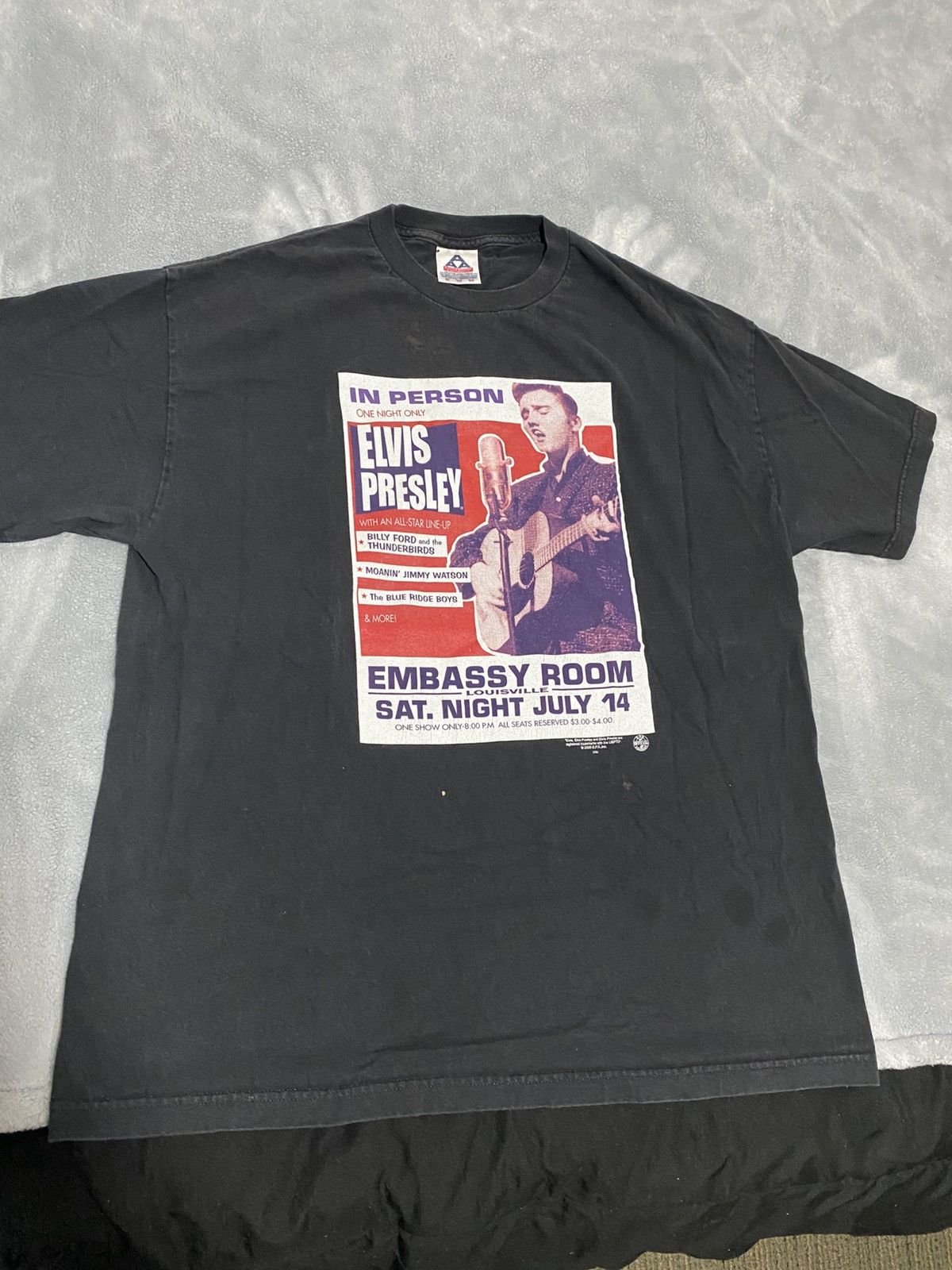 Vintage Vintage Elvis Shirt Size US XL / EU 56 / 4 - 2 Thumbnail