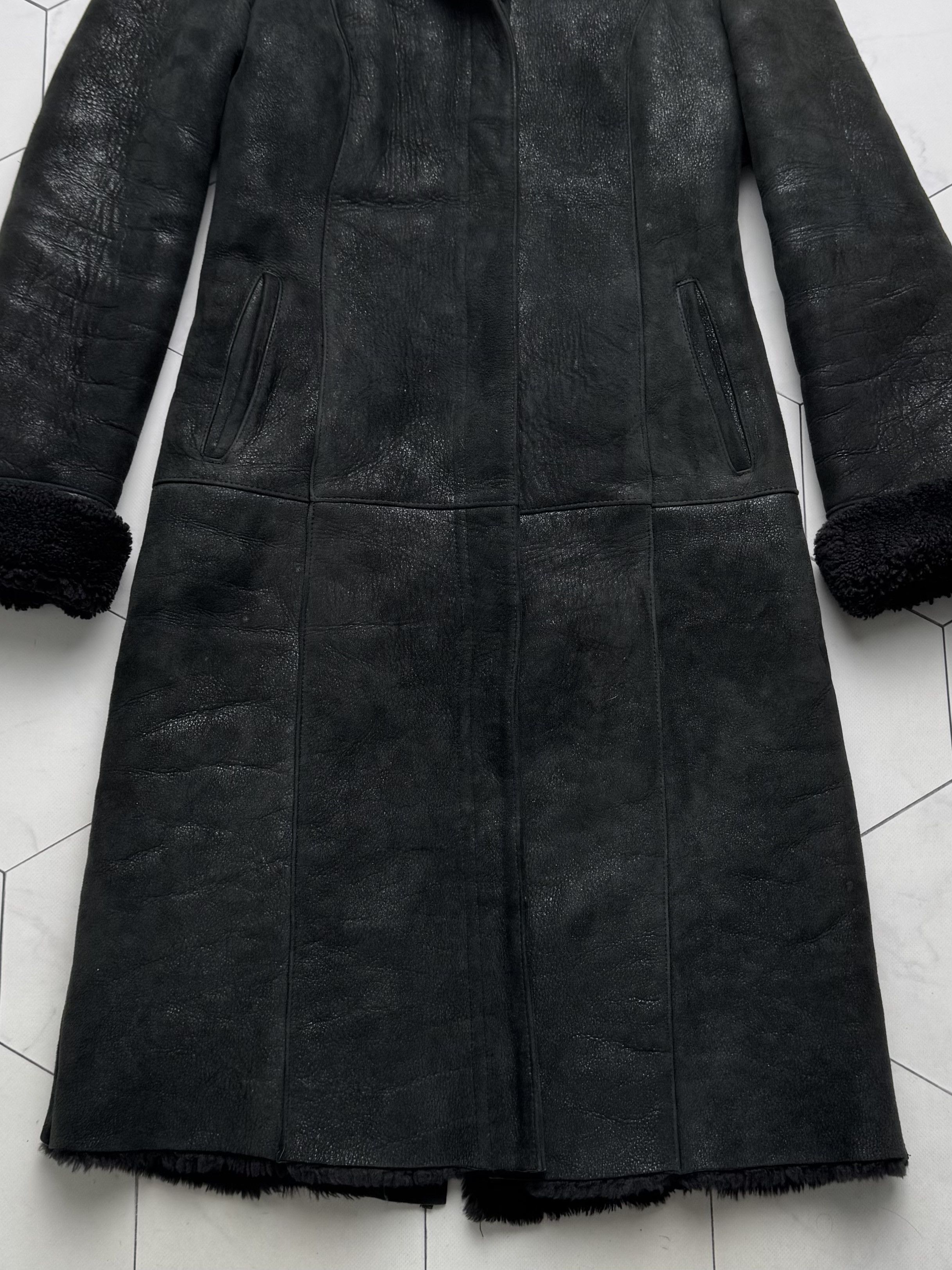 Vintage Vintage Real Sheepskin Coat (B550) Size S / US 4 / IT 40 - 7 Thumbnail