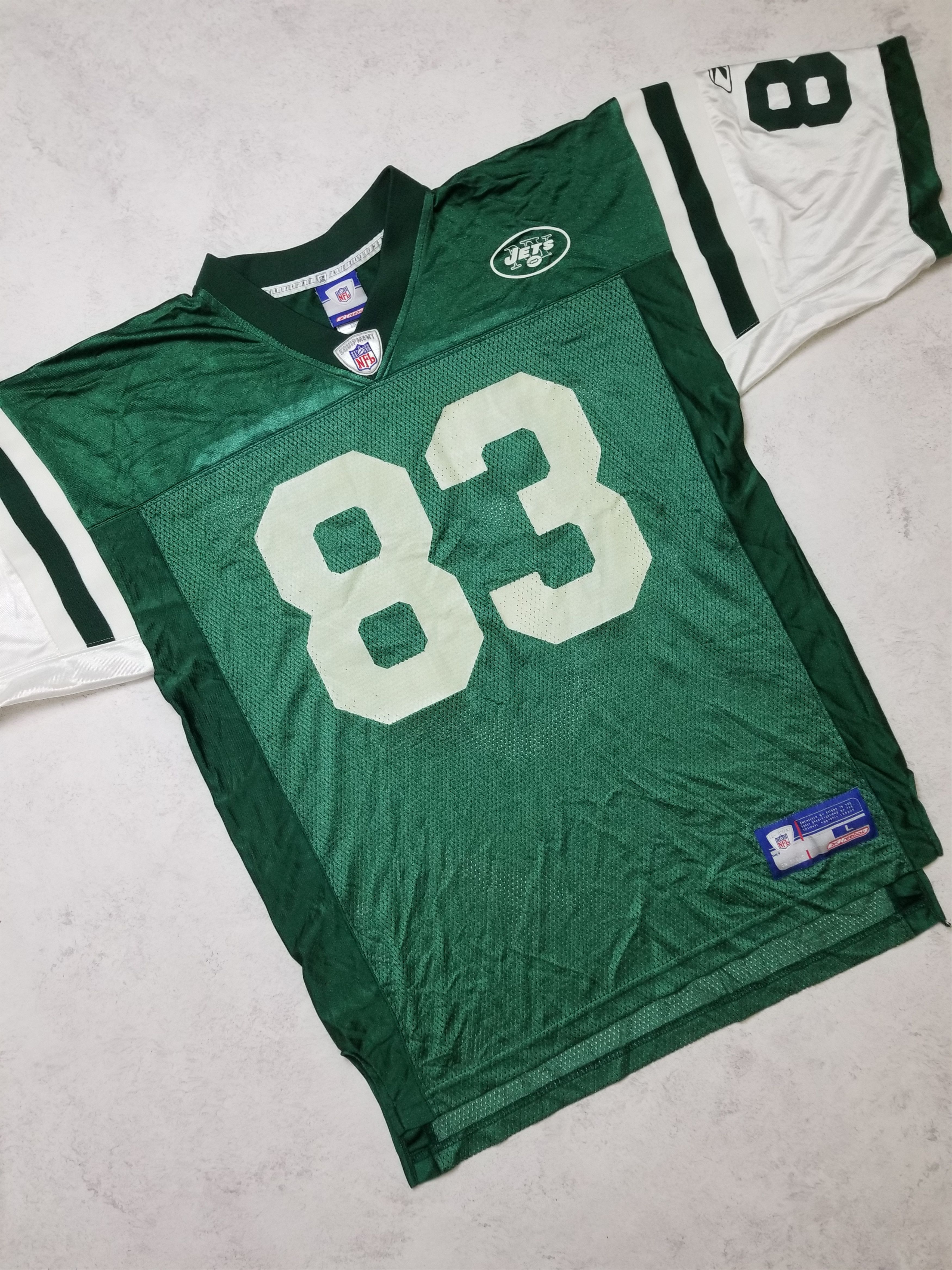 Reebok Vintage Reebok #83 Costa New York Jets NFL Jersey Men's Size US L / EU 52-54 / 3 - 16 Thumbnail