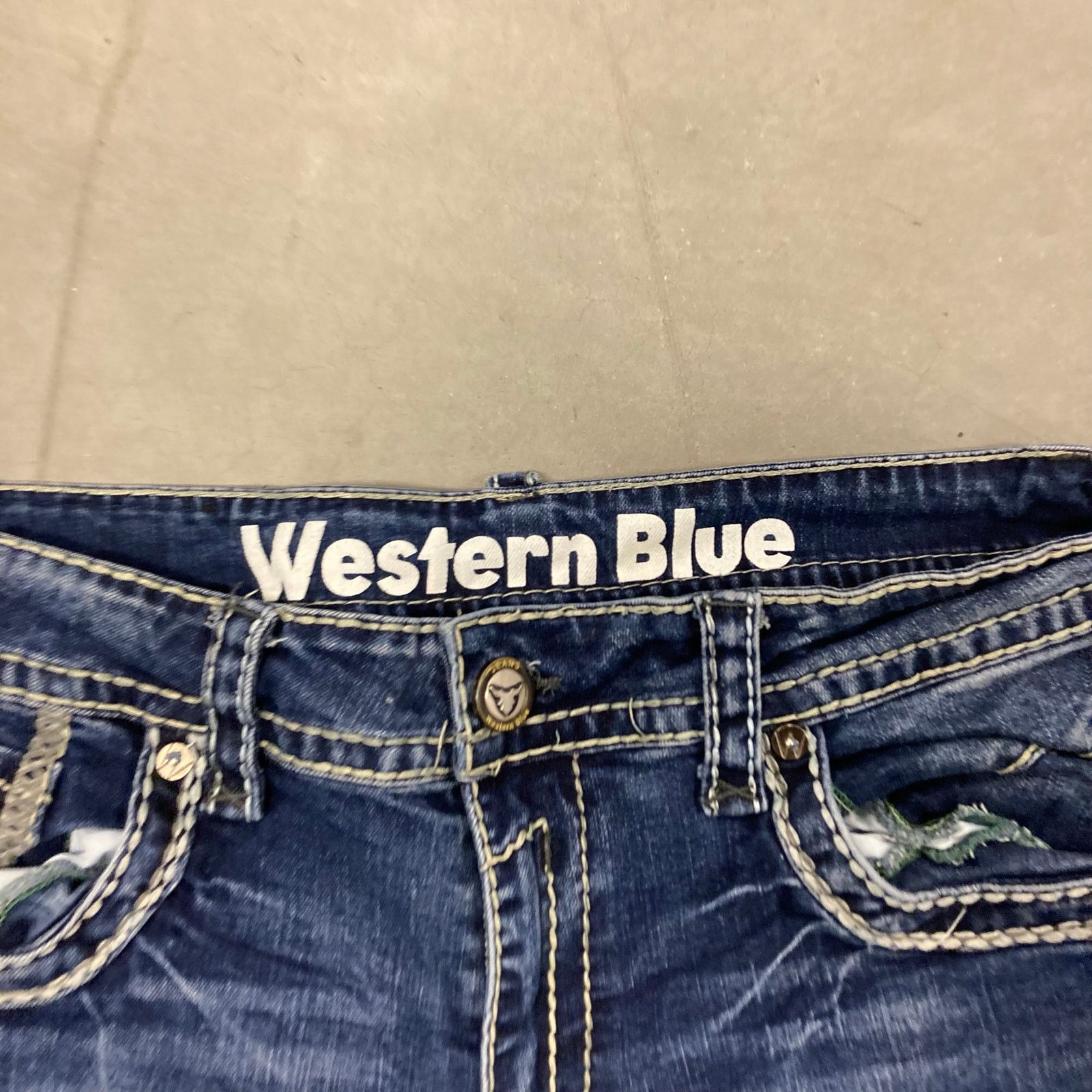 Vintage vintage y2k western blues jeans 34x30 Size US 34 / EU 50 - 5 Thumbnail