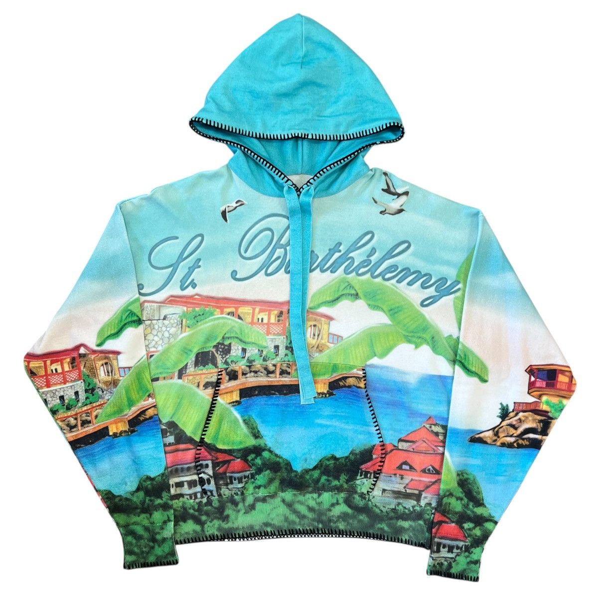Amiri AMIRI 2023 × EDEN ROCK Graphic Printed Pullover Hoodie Size US S / EU 44-46 / 1 - 1 Thumbnail