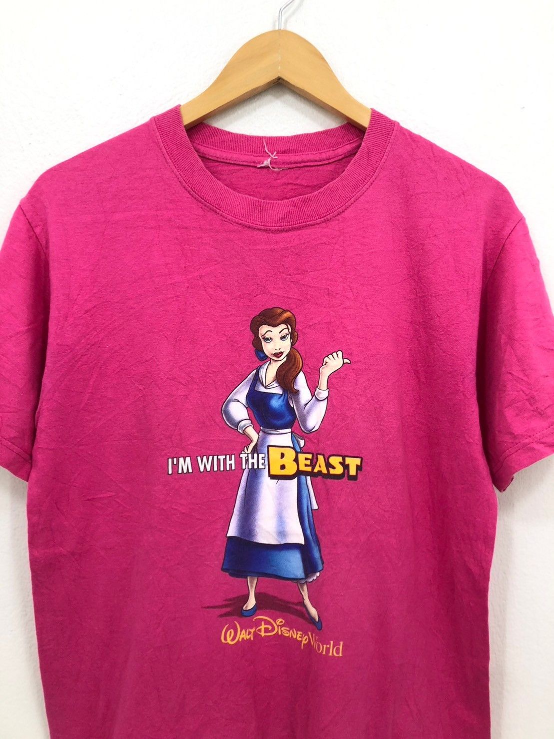 Disney × Vintage Vintage Beauty and the Beast shirt I’m With The Beast wts01 Size US M / EU 48-50 / 2 - 1 Thumbnail