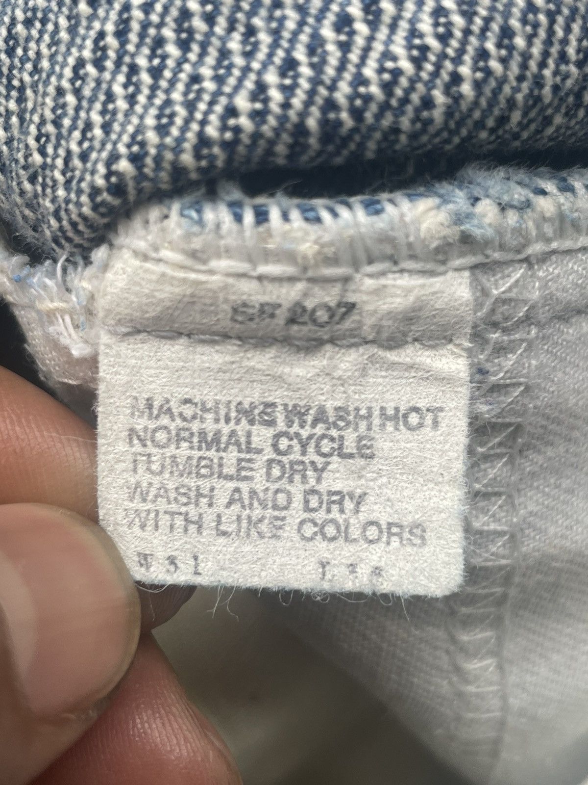 Levi's Vintage & Rare 1984 Levis 509 e Denim Size US 31 - 16 Thumbnail