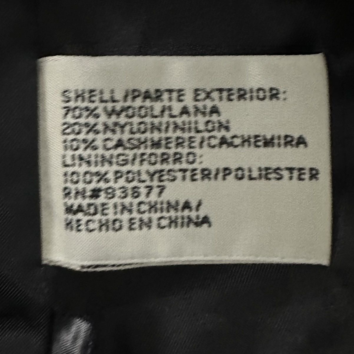 St. Johns Bay × Vintage Classic Black Double Breasted Wool Pea Coat Size L / US 10 / IT 46 - 6 Thumbnail
