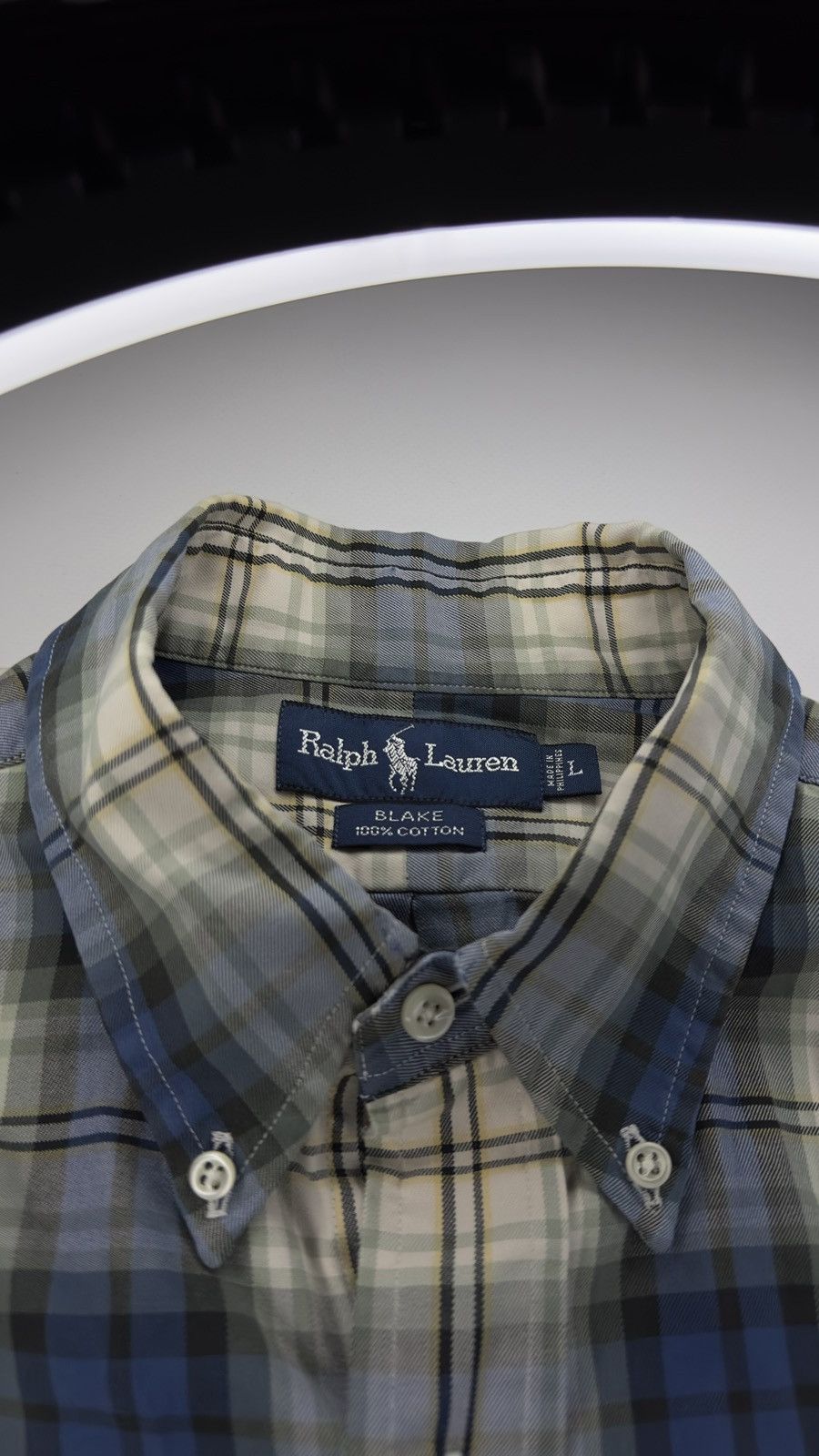 Polo Ralph Lauren Polo Ralph Lauren Men’s Plaid Shirt – Size L Size US L / EU 52-54 / 3 - 4 Thumbnail