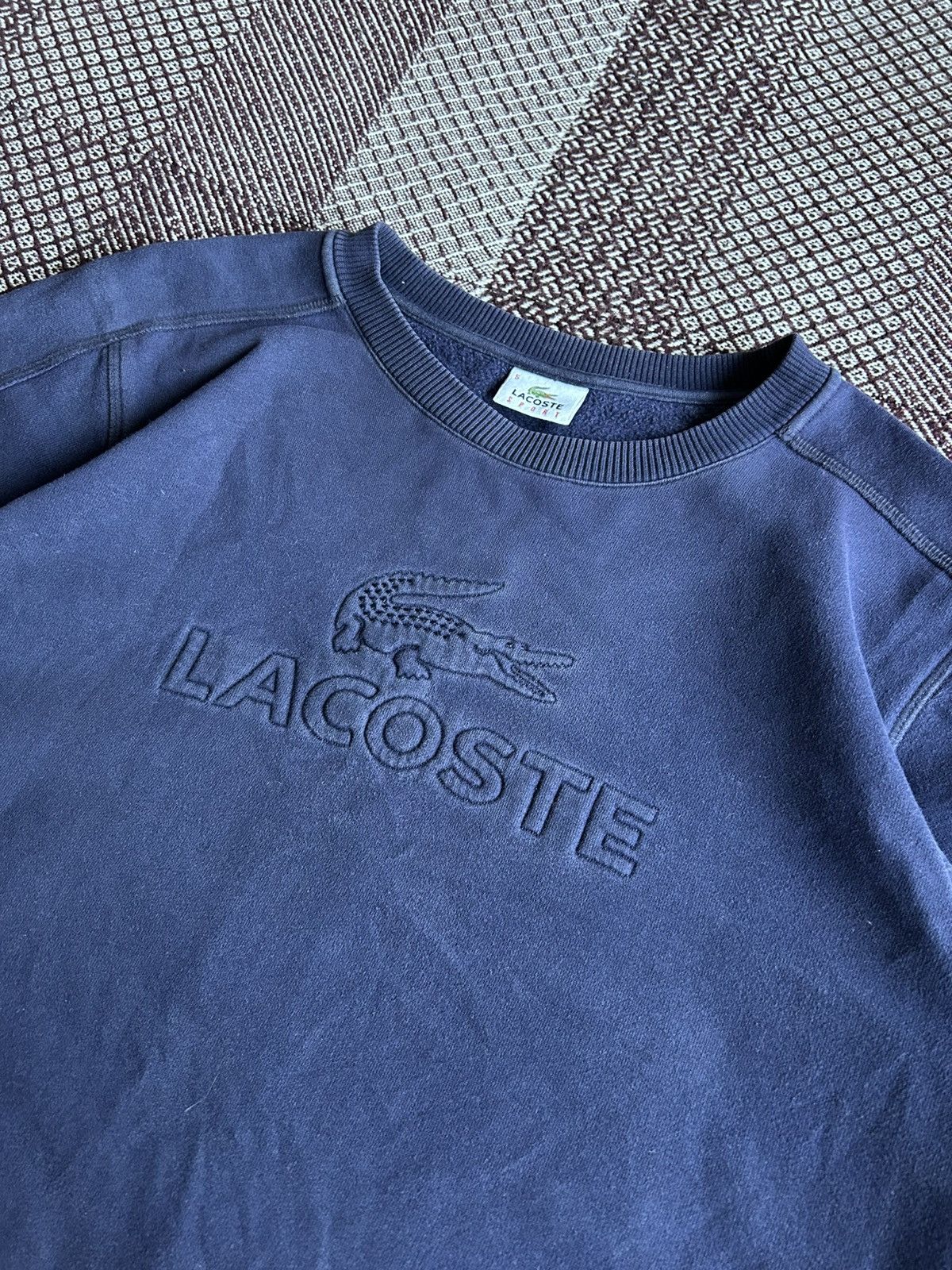 Lacoste × Vintage Vintage Lacoste Sport Big Logo Embroidered Sweatshirt SZ L/5 Size US L / EU 52-54 / 3 - 6 Thumbnail