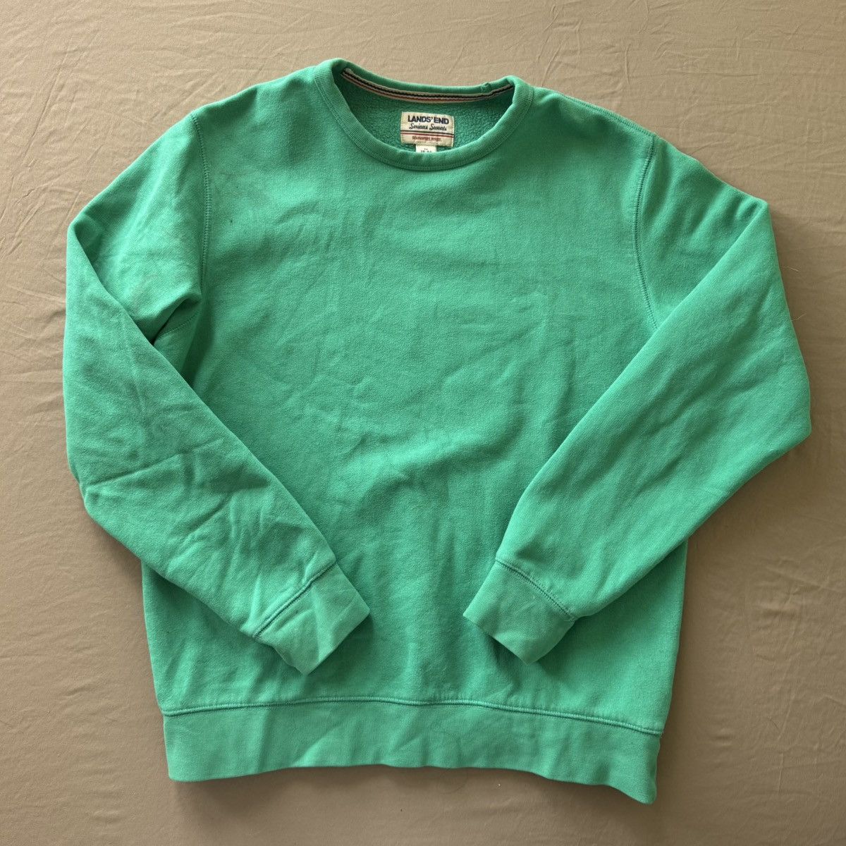 Lands' End × Vintage Lands End Serious Sweats Crew Sweatshirt Size US M / EU 48-50 / 2 - 1 Thumbnail
