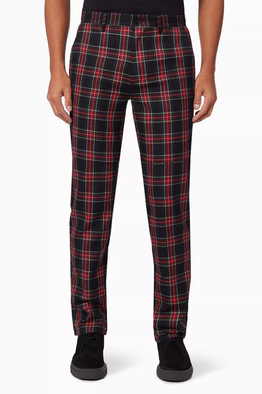 Fred Perry Fred Perry Men’s Tartan Wool Blend Trousers 38R Size US 38 / EU 54 - 2 Thumbnail
