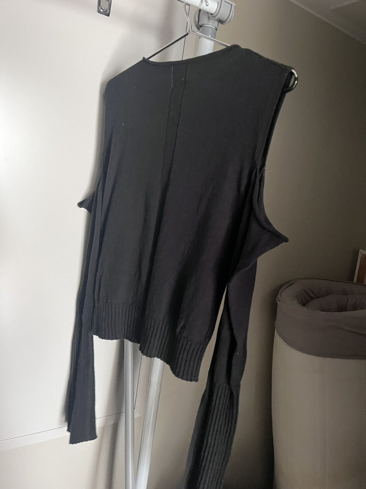 トップス rick owens cape sleeve knit Rick Owens Rick Owens SS22 Fogachine Cape Sleeve Sweater | Grailed