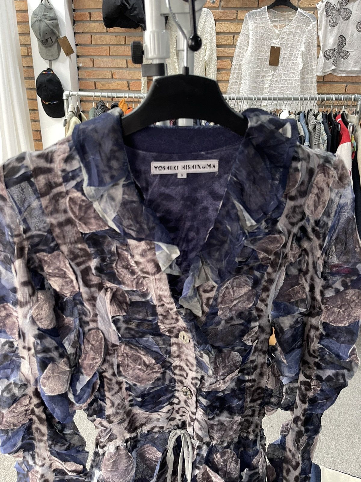 Pleats Please Issey Miyake 90s Yoshiko Hishinuma pleated blouse Size M / US 6-8 / IT 42-44 - 2 Thumbnail