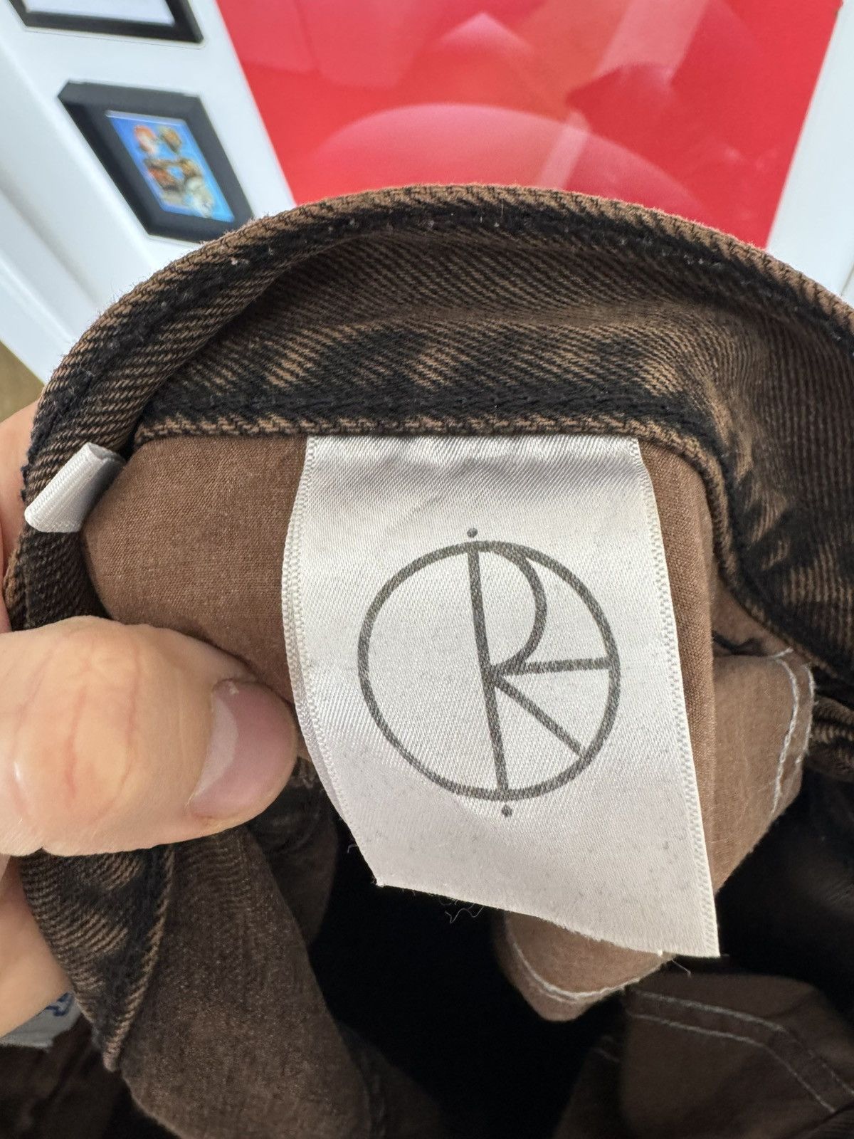 Polar Skate Co. Polar Sk8 Co Big Boy Washed Brown Denim Baggy Skateboard Size US 30 / EU 46 - 5 Thumbnail